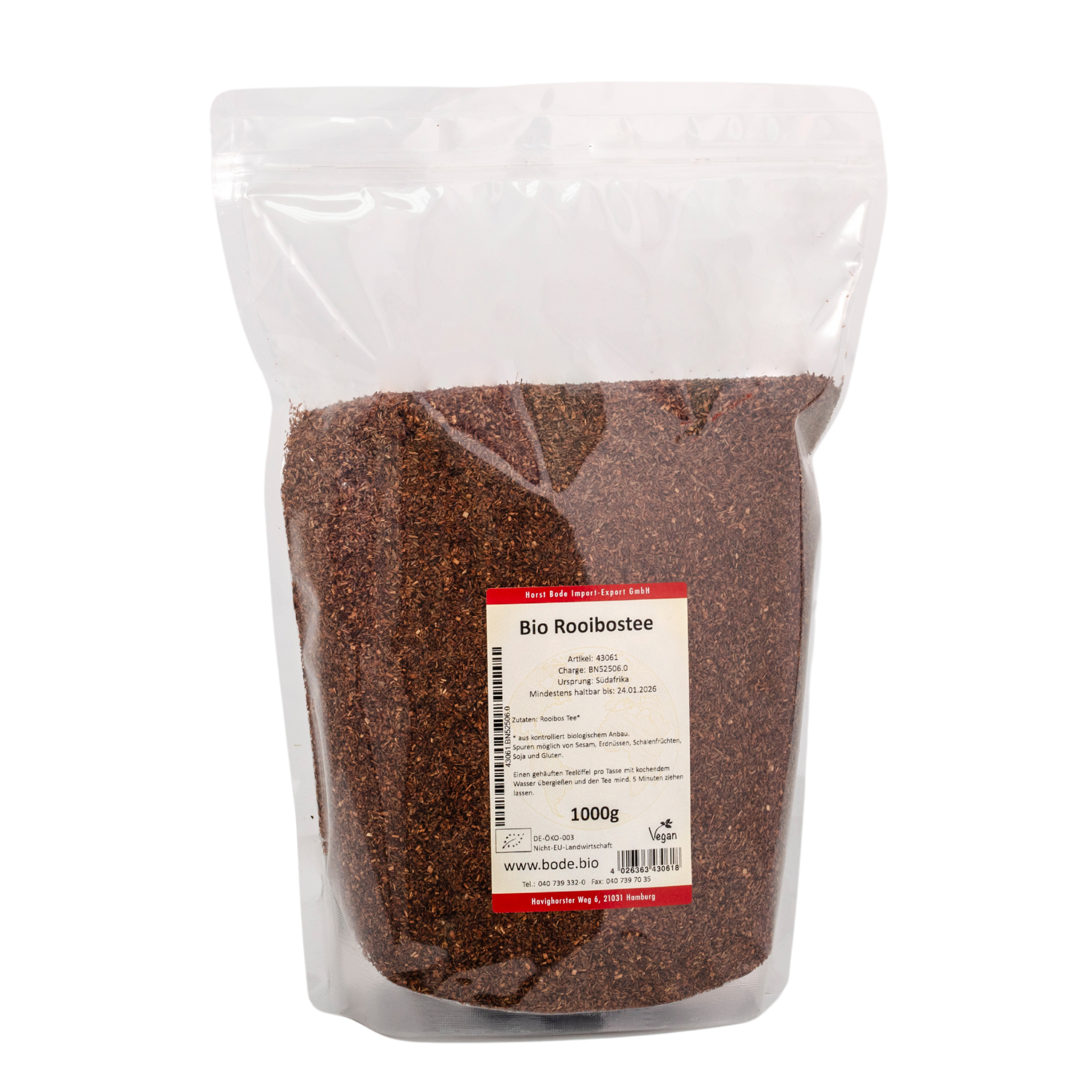 Rooibostee Feinschnitt bio 1kg