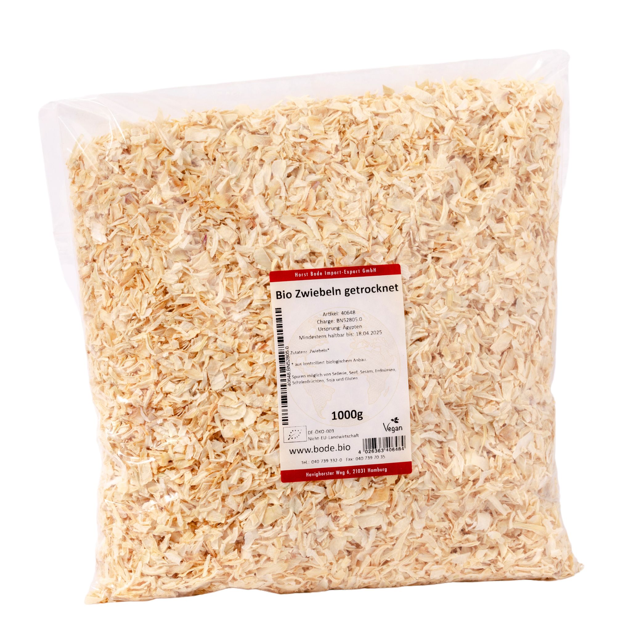 Zwiebeln knackig getrocknet bio 1kg