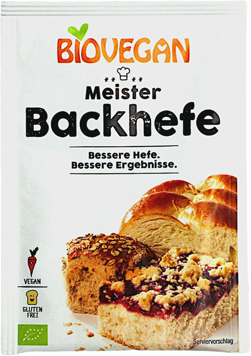 Hefe "Meister Backhefe" trocken glutenfrei bio 25x7g BioVegan