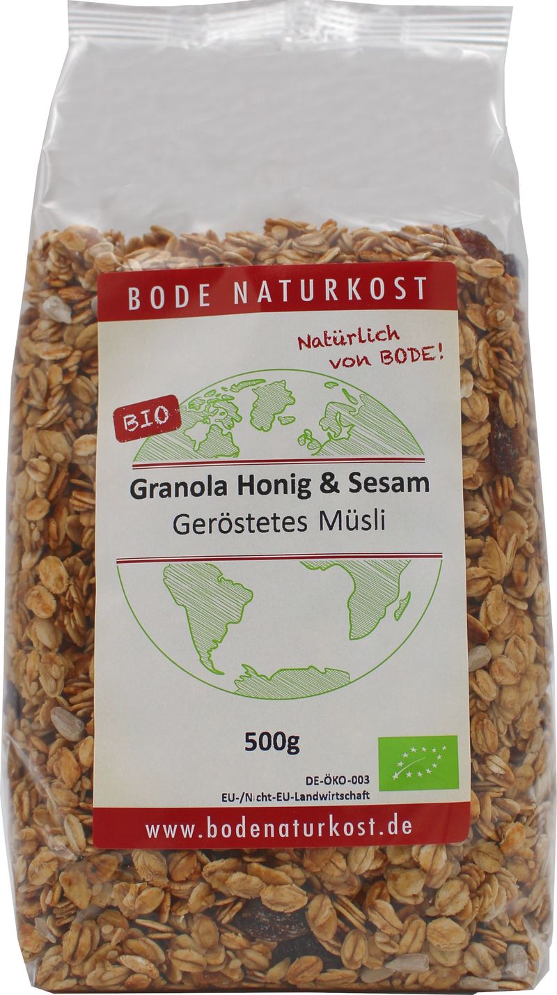 Granola Honig & Sesam (Hafer) bio