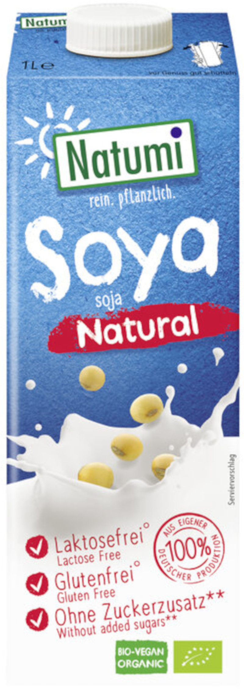 Sojadrink natur ungesüßt bio Natumi 8x1l