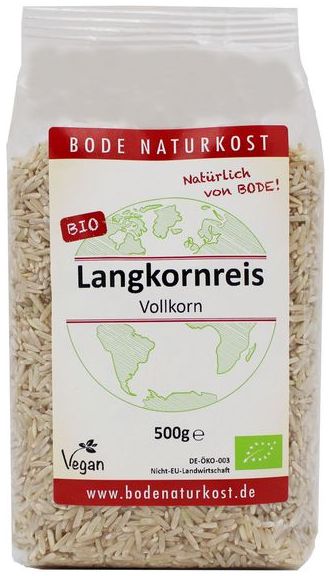 Langkornreis Vollkorn bio