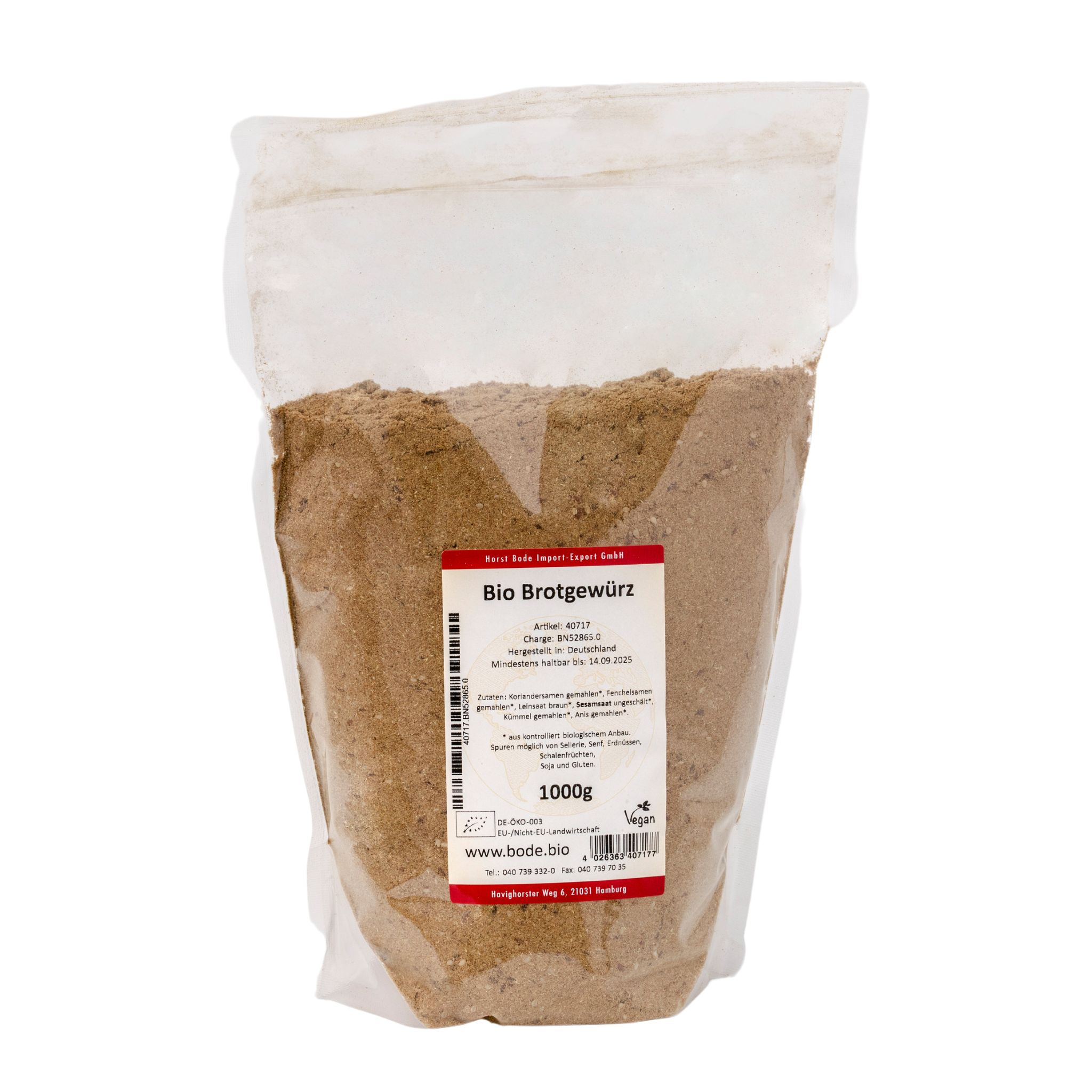 Brotgewürz bio 1kg