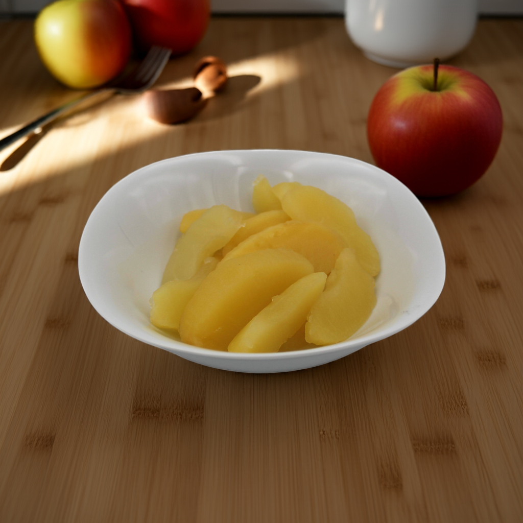 Apple slices/segment, drained