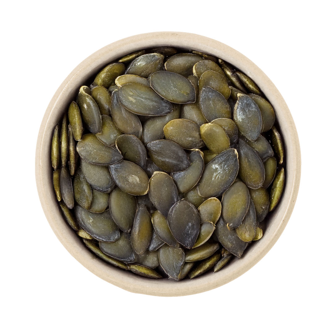 Organic dark green pumpkin seeds Europe 1kg