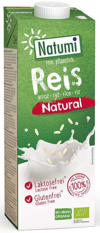 Reisdrink natur bio ungesüßt Natumi 8x1l