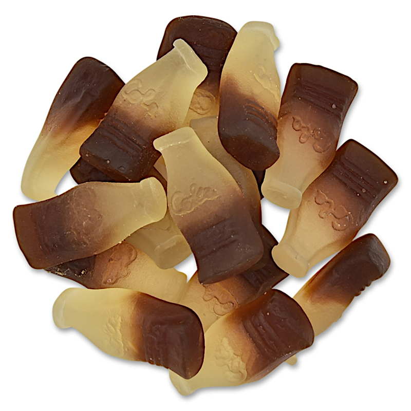 Fruchtgummi Cola-Flaschen (ohne Gelantine) bio 2x3kg Bag in Box Bananeira