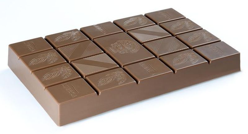 Kuvertüre Vollmilch hell bio 41% Kakao Platte à 2,5kg