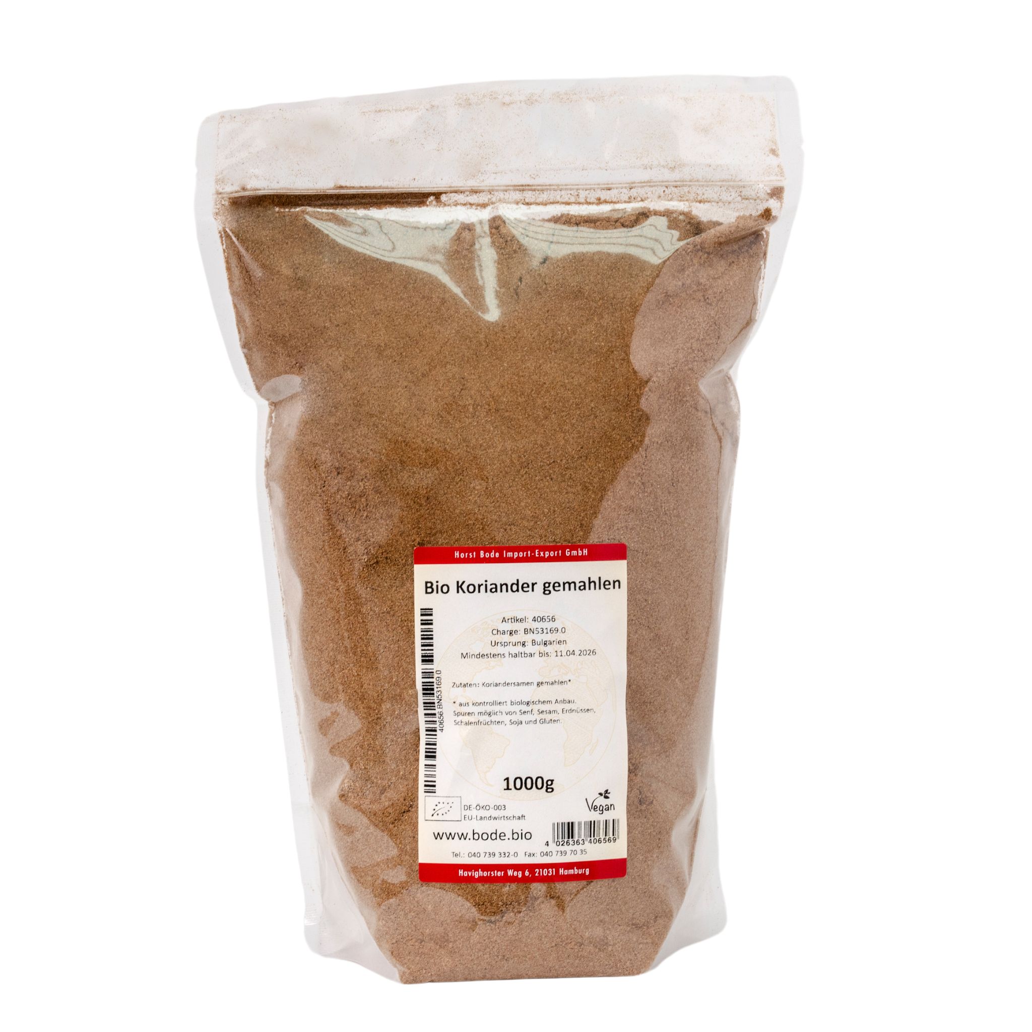 Koriander gemahlen bio 1kg
