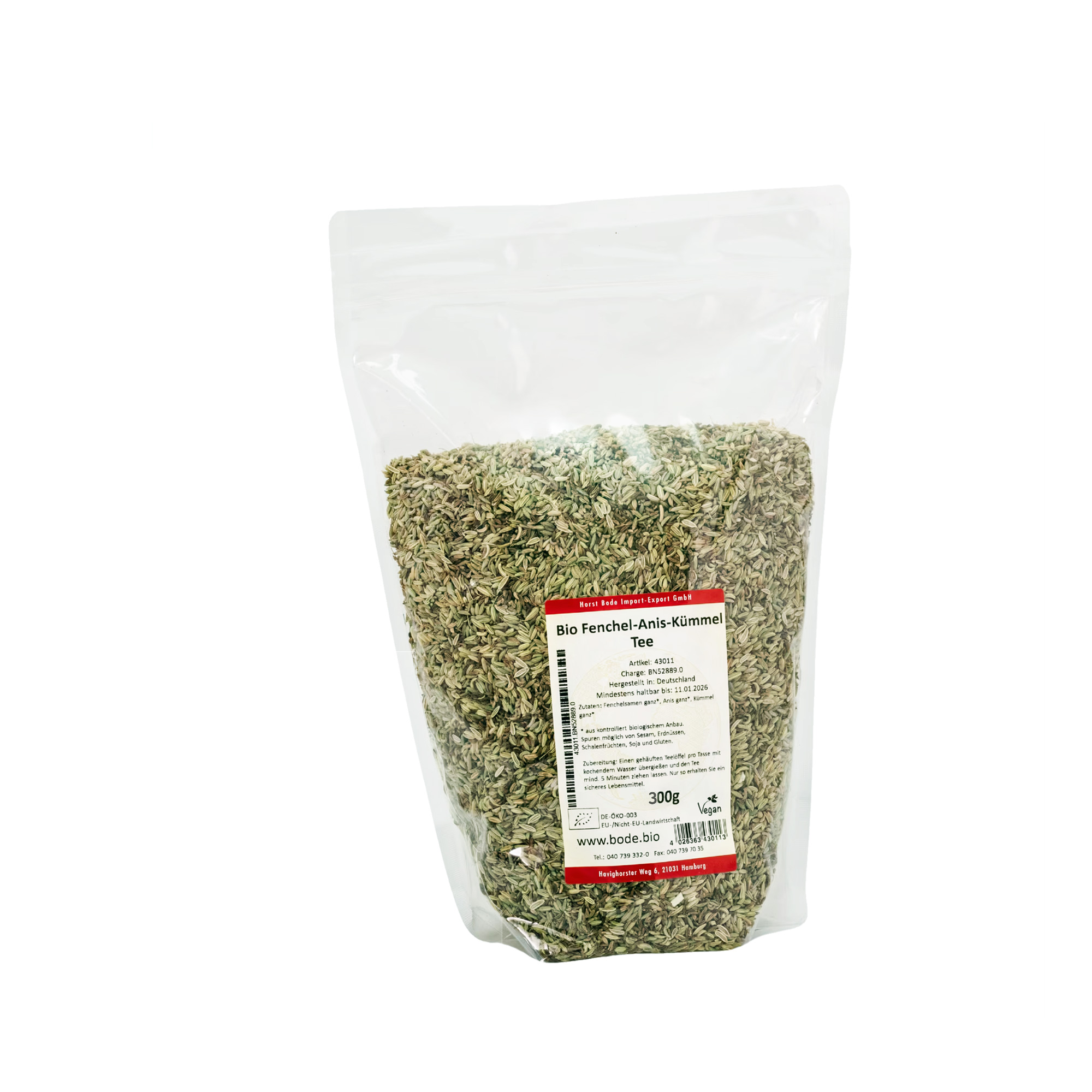 Fenchel-Anis-Kümmel-Tee-bio 300g