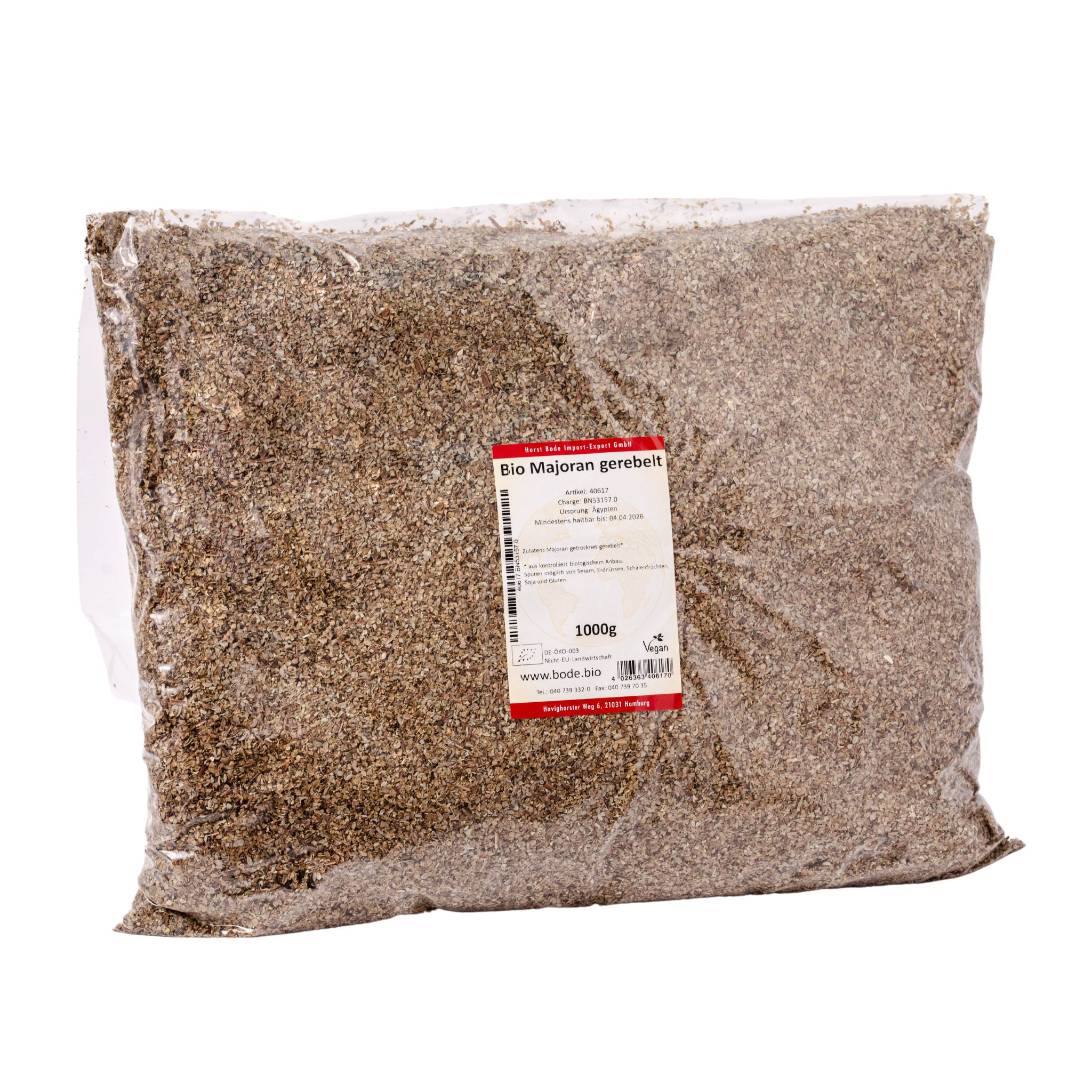 Majoran gerebelt bio 1kg