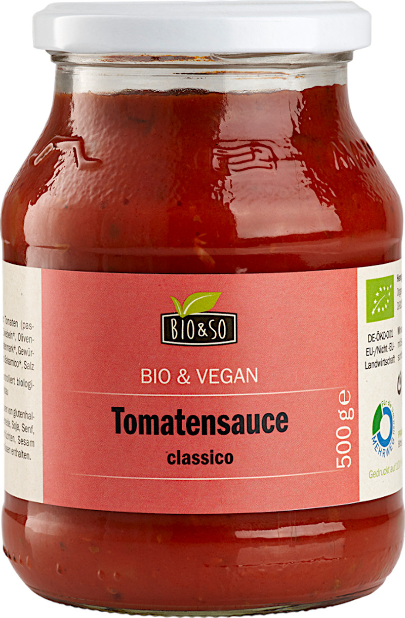 Tomatensauce Classico bio Bio&So 6x500g