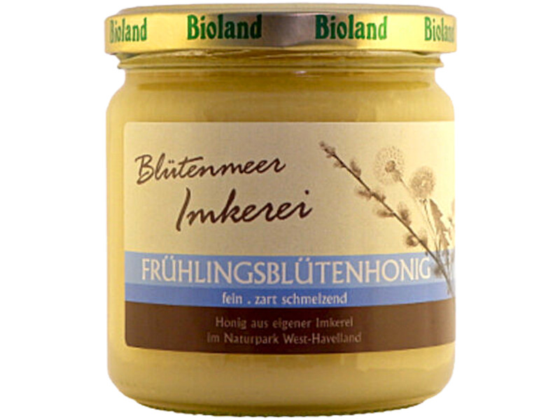 Frühlingsblütenhonig cremig bio Bioland Deutschland Blütenmeer Imkerei 6x500g 