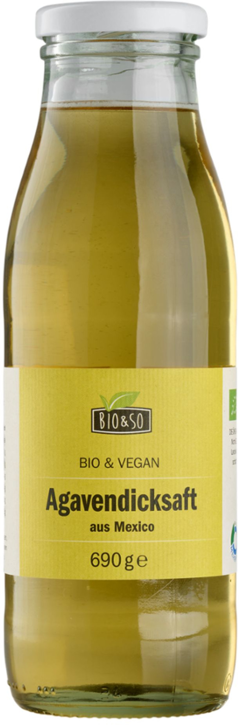Agavendicksaft bio Bio&So 12x690g