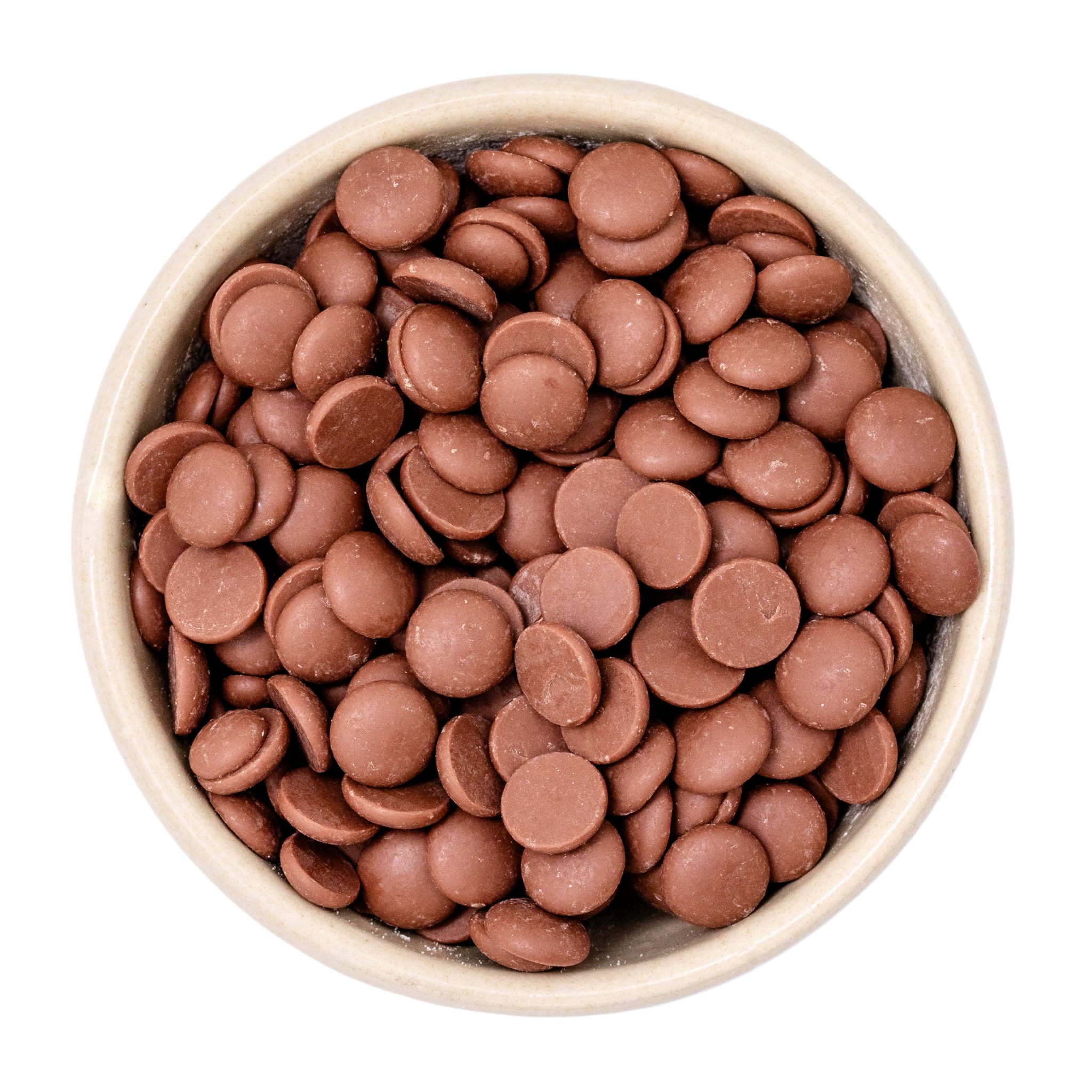 Callets ca. 10 mm Vollmilch-Kuvertüre bio mind 35% Kakao