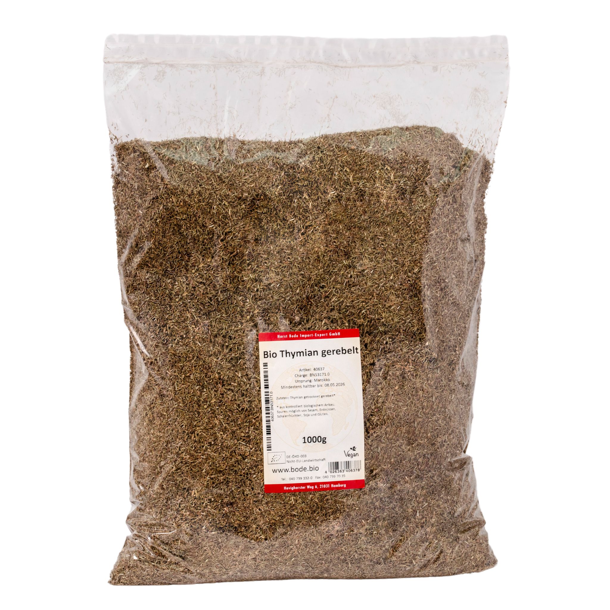 Organic Rubbed Thyme 1kg