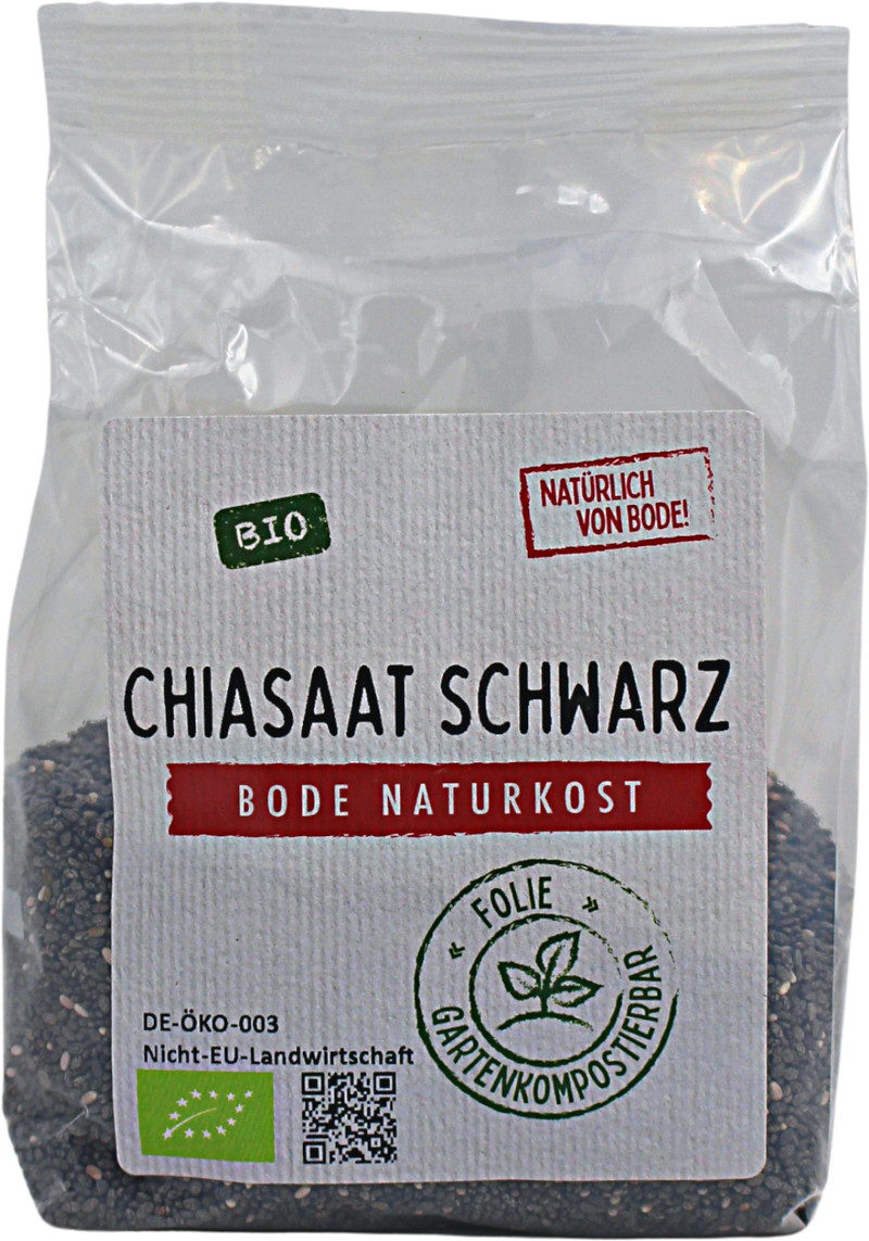 V. Chiasaat schwarz bio gartenkompostierbarer Beutel 6x100g