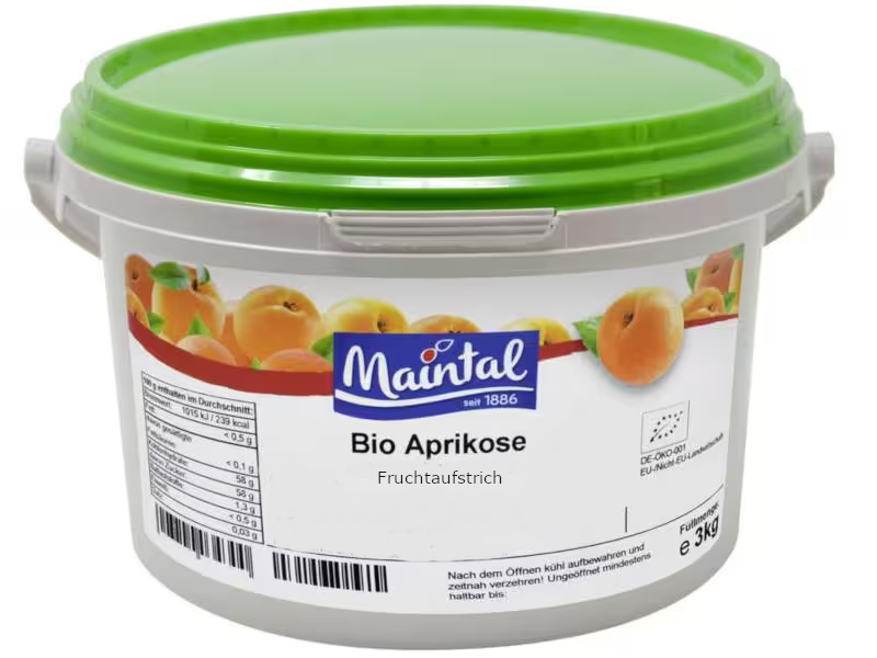 Apricot fruit spread organic
