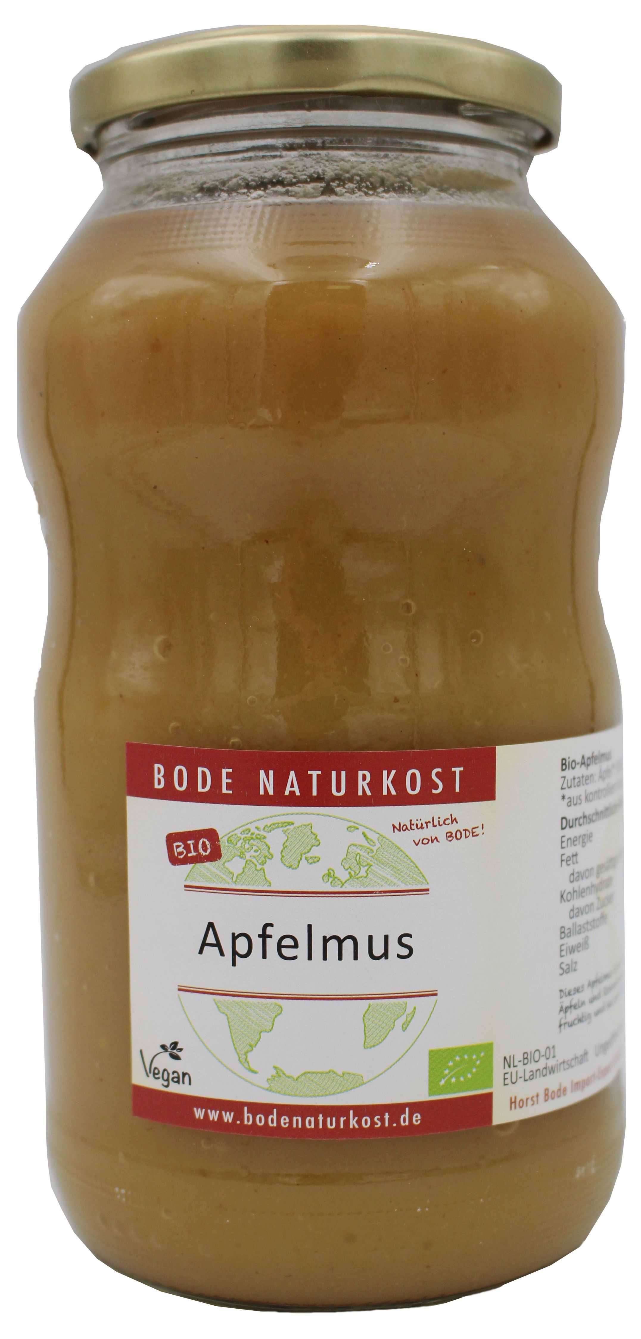 Apfelmus leicht gezuckert bio Dose 4,3kg