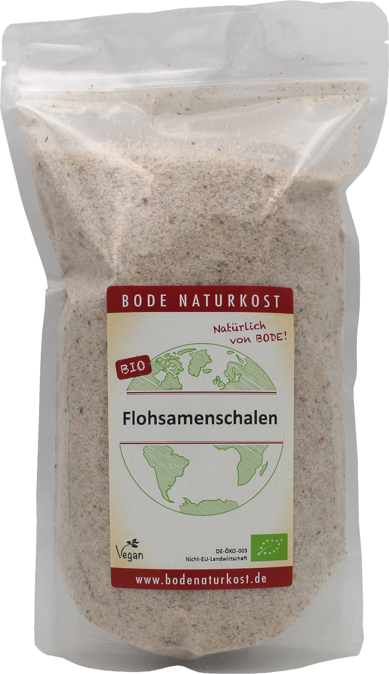 Flohsamenschalen bio 6x400g