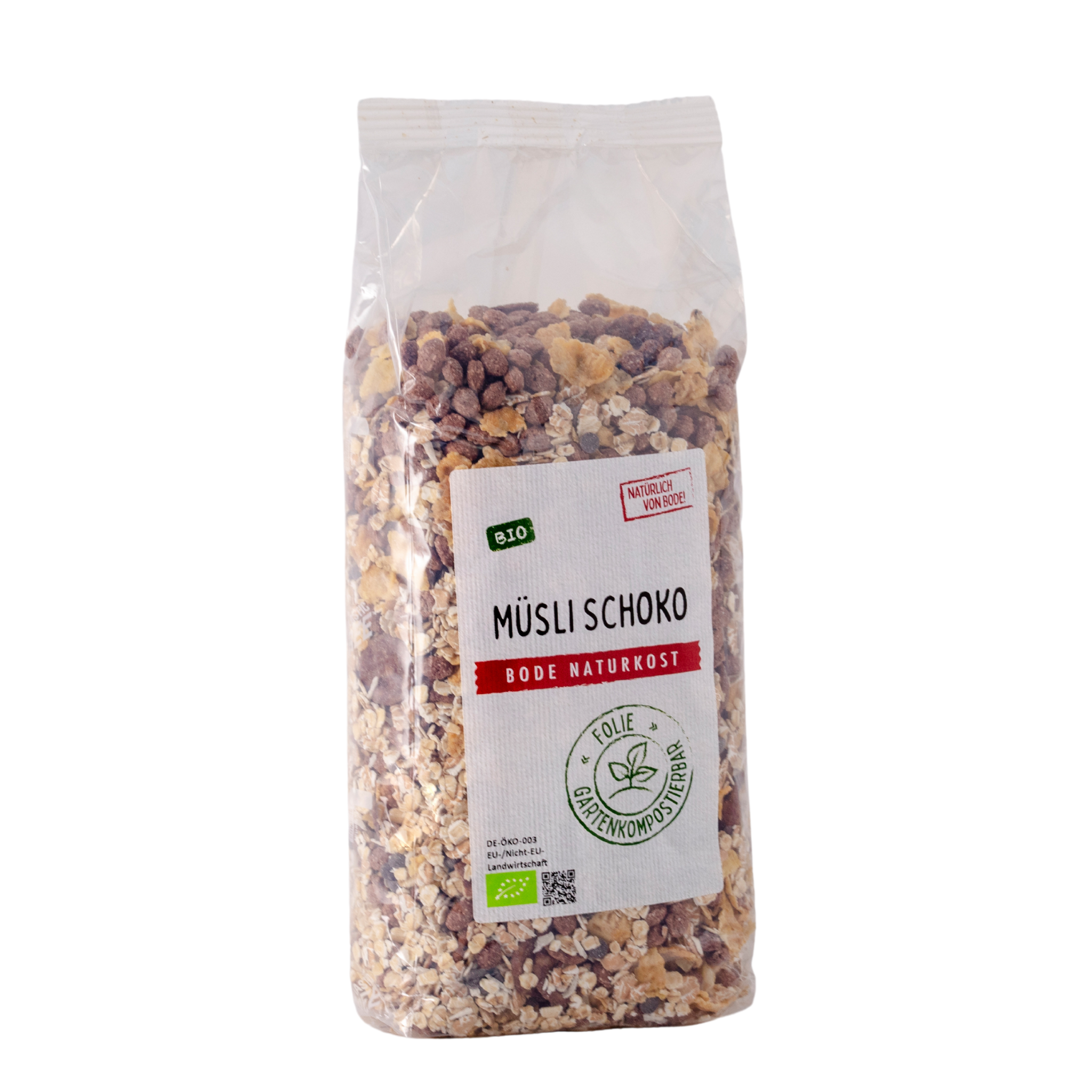 Müsli Schoko bio, gartenkompostierbarer Beutel 6x500g
