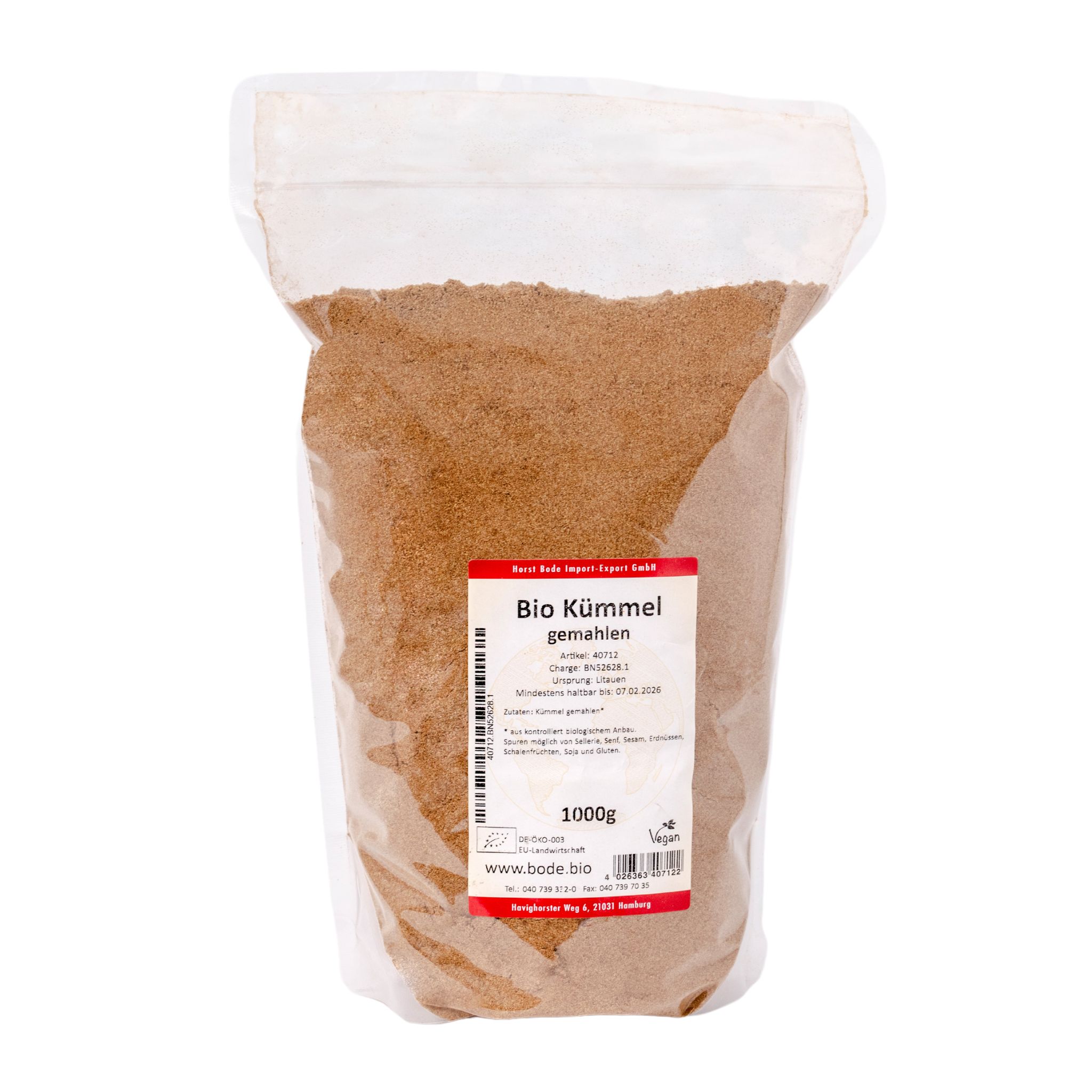 Kümmel gemahlen bio 1kg