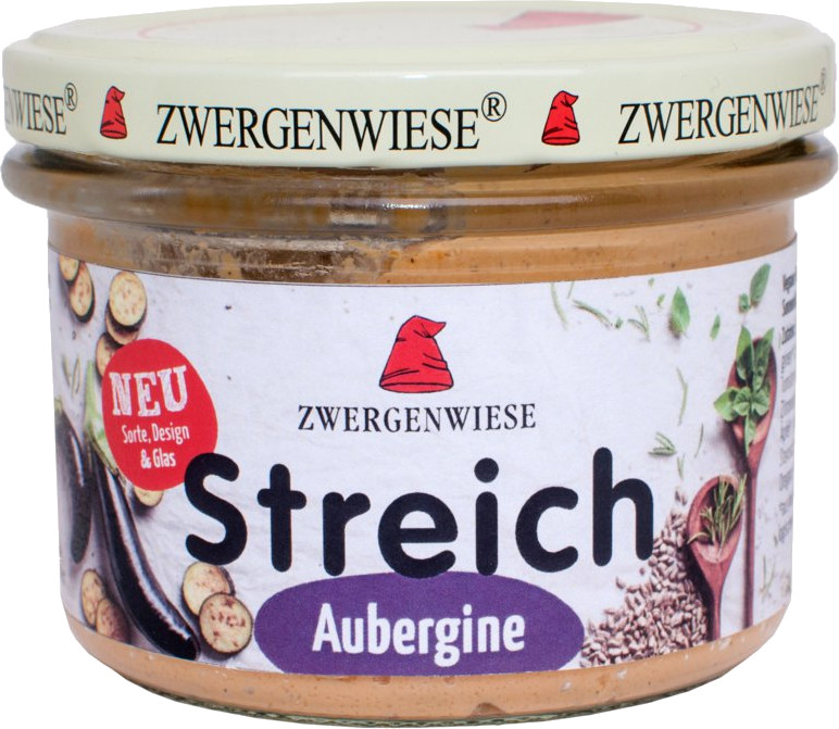 Aubergine Streich bio Zwergenwiese 6x180g