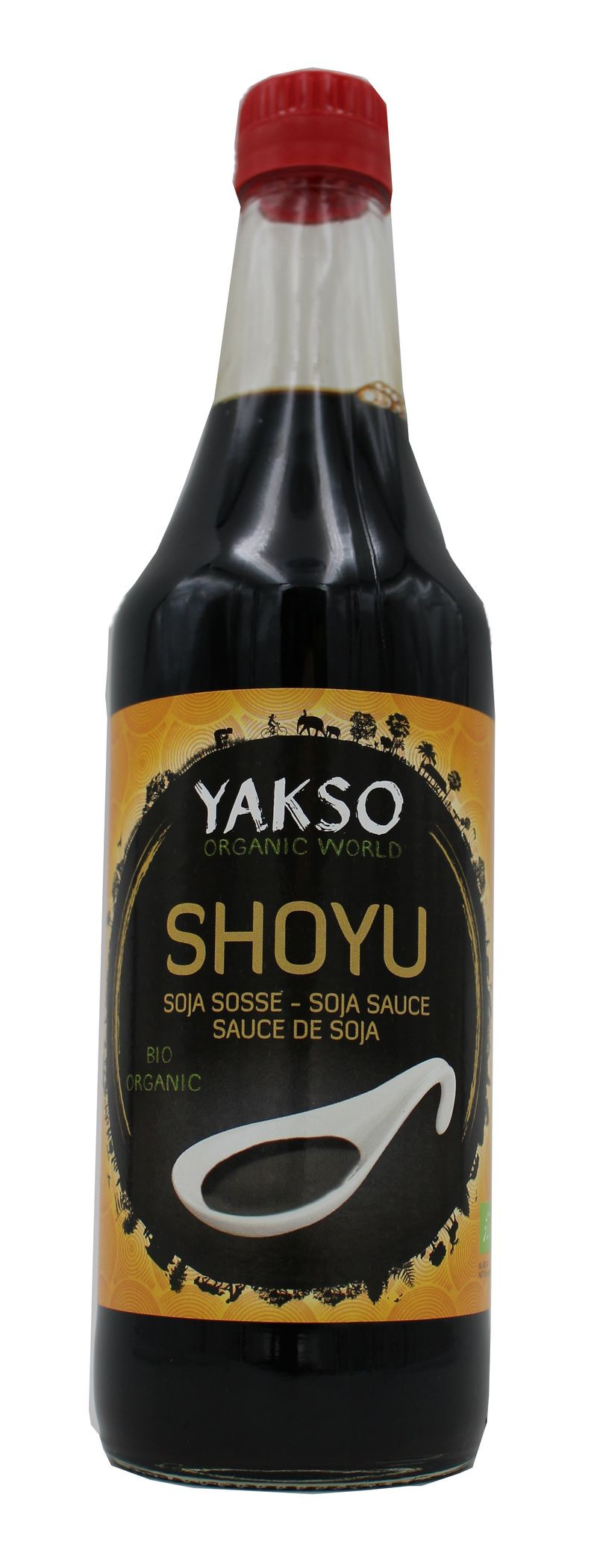 Shoyu Sojasoße (Weizen) bio in der 500 ml Flasche