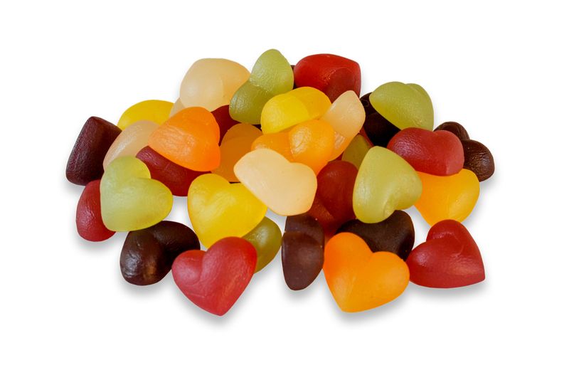 Veggie-Hearts bio - Fruchtgummi mit Maisstärke 2x2,5kg