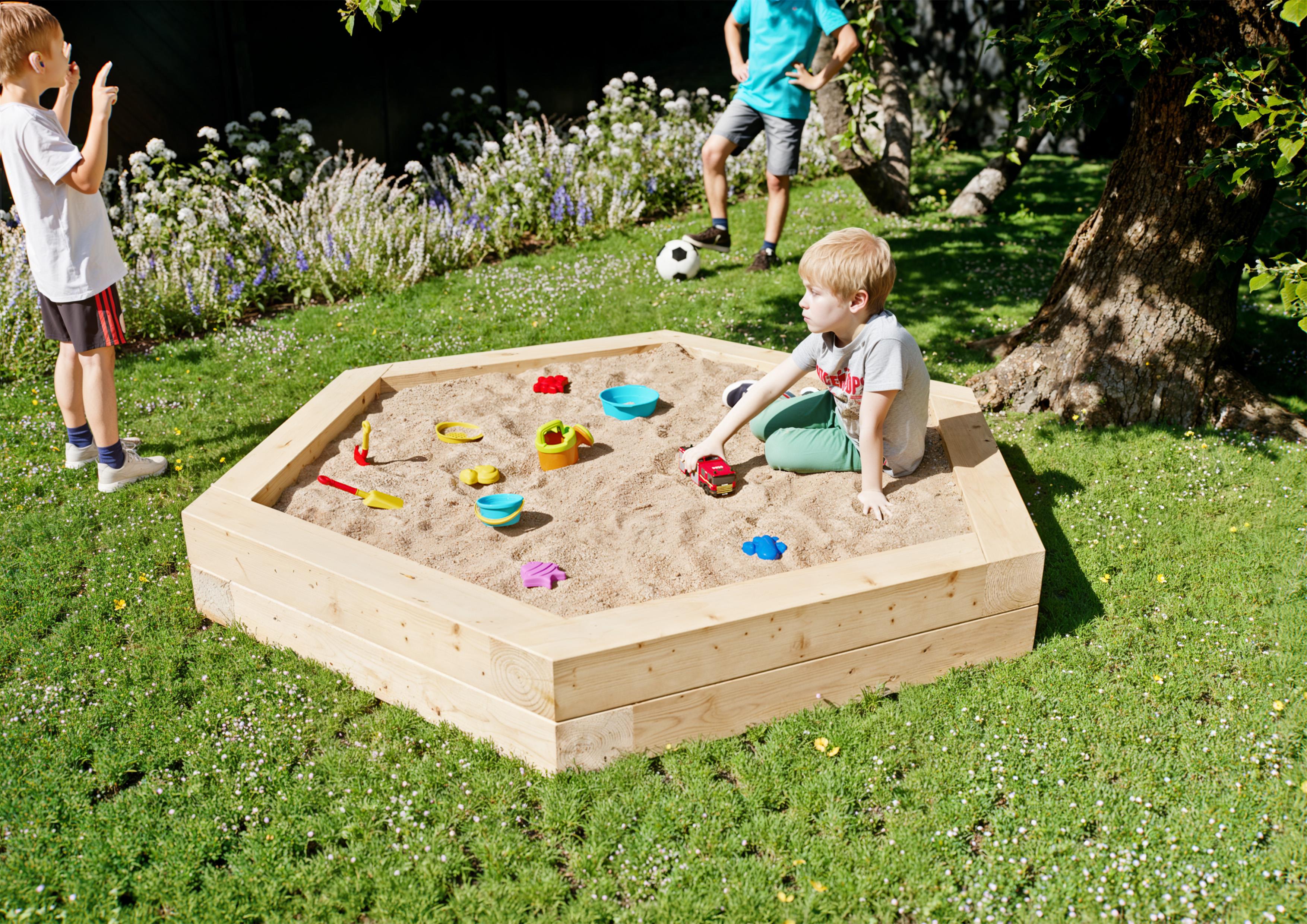 Sandkasten 6-eck Ø 200 cm