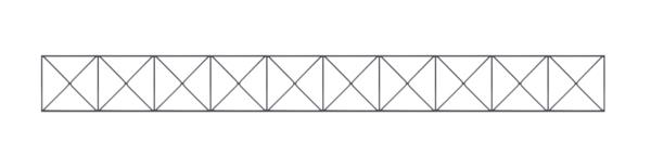 Dekorelement 200x20 cm Nexus anhrazit