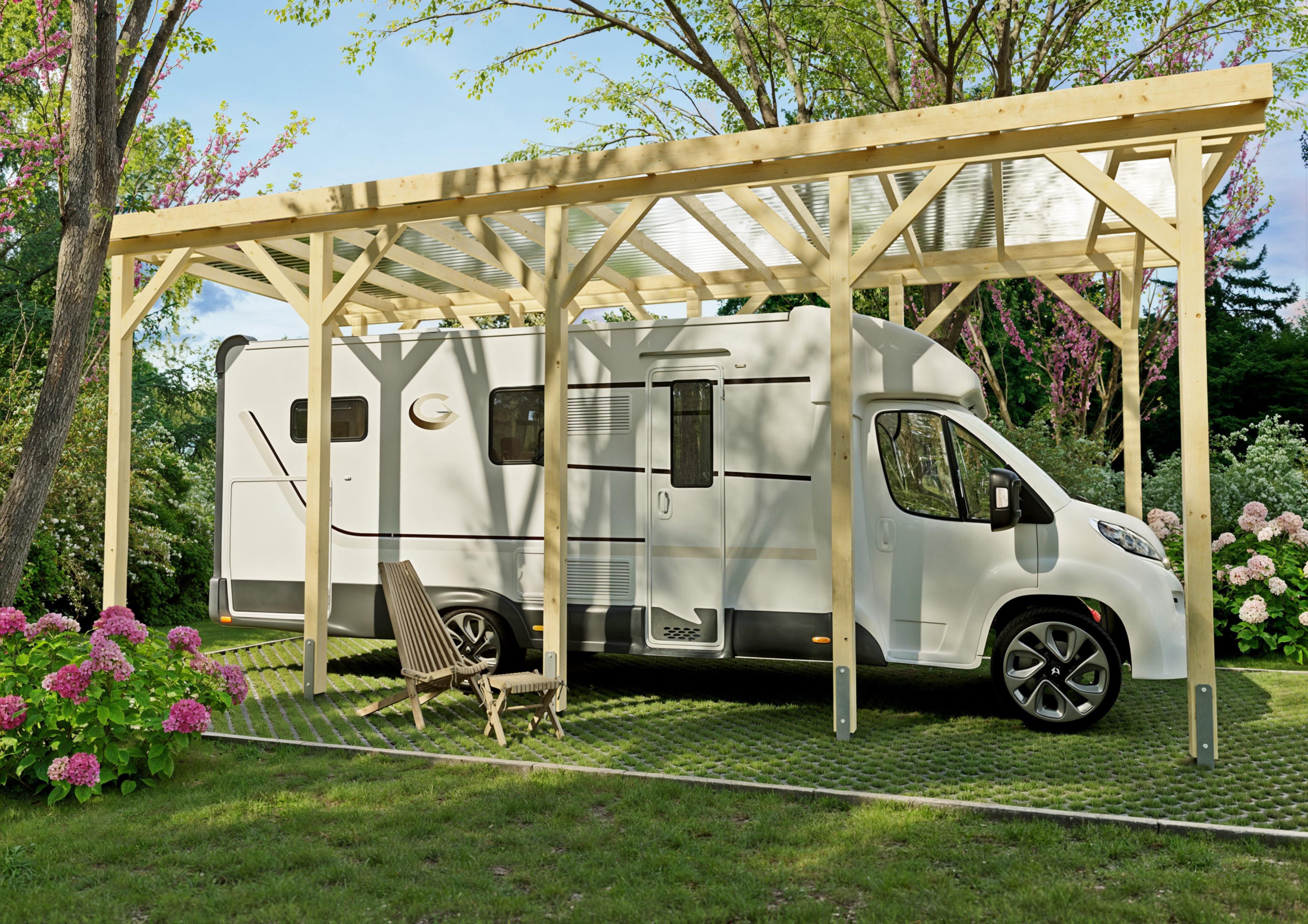 Wohnmobil-Carport Malibu III 3,44x8,50 m