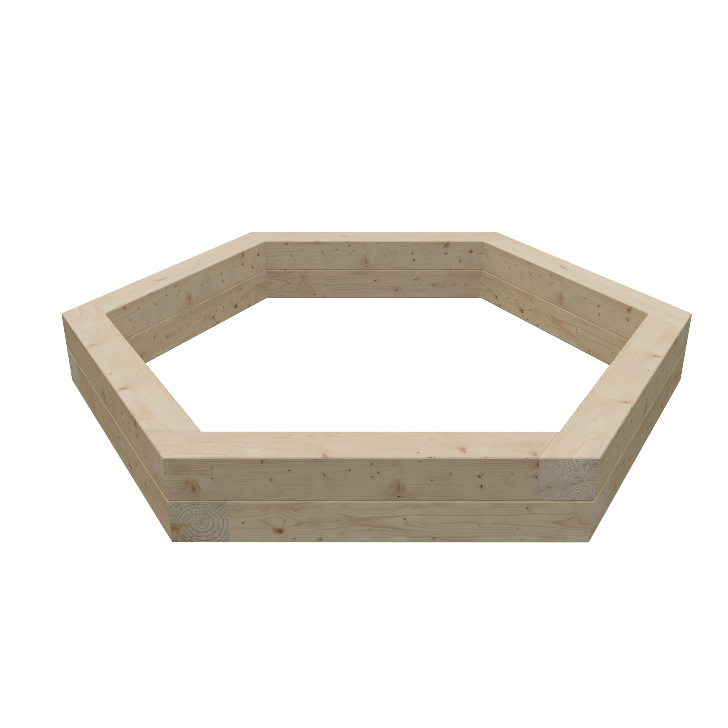 Sandkasten 6-eck Ø 200 cm