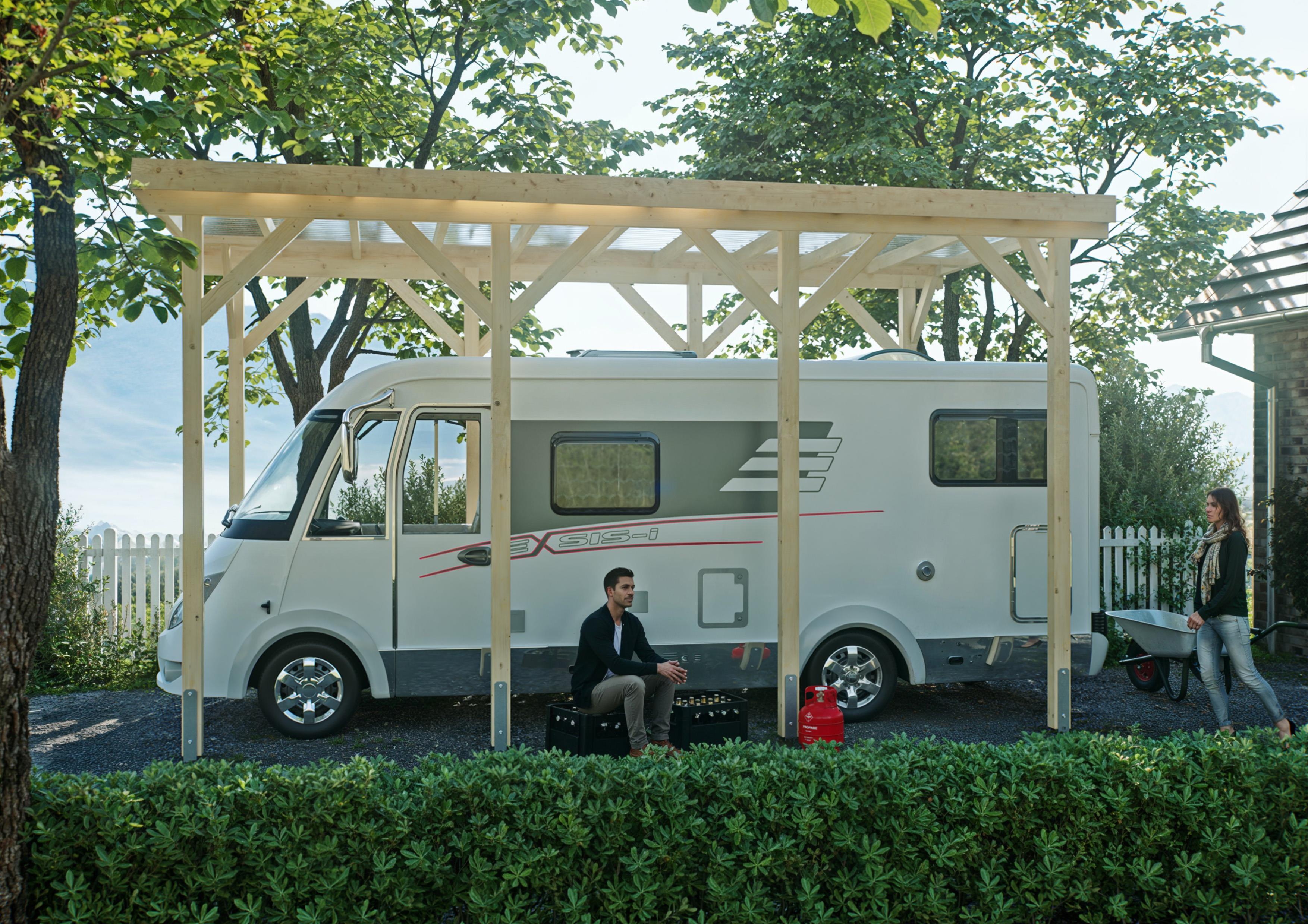 Wohnmobil-Carport Malibu II 3,44x6,50 m