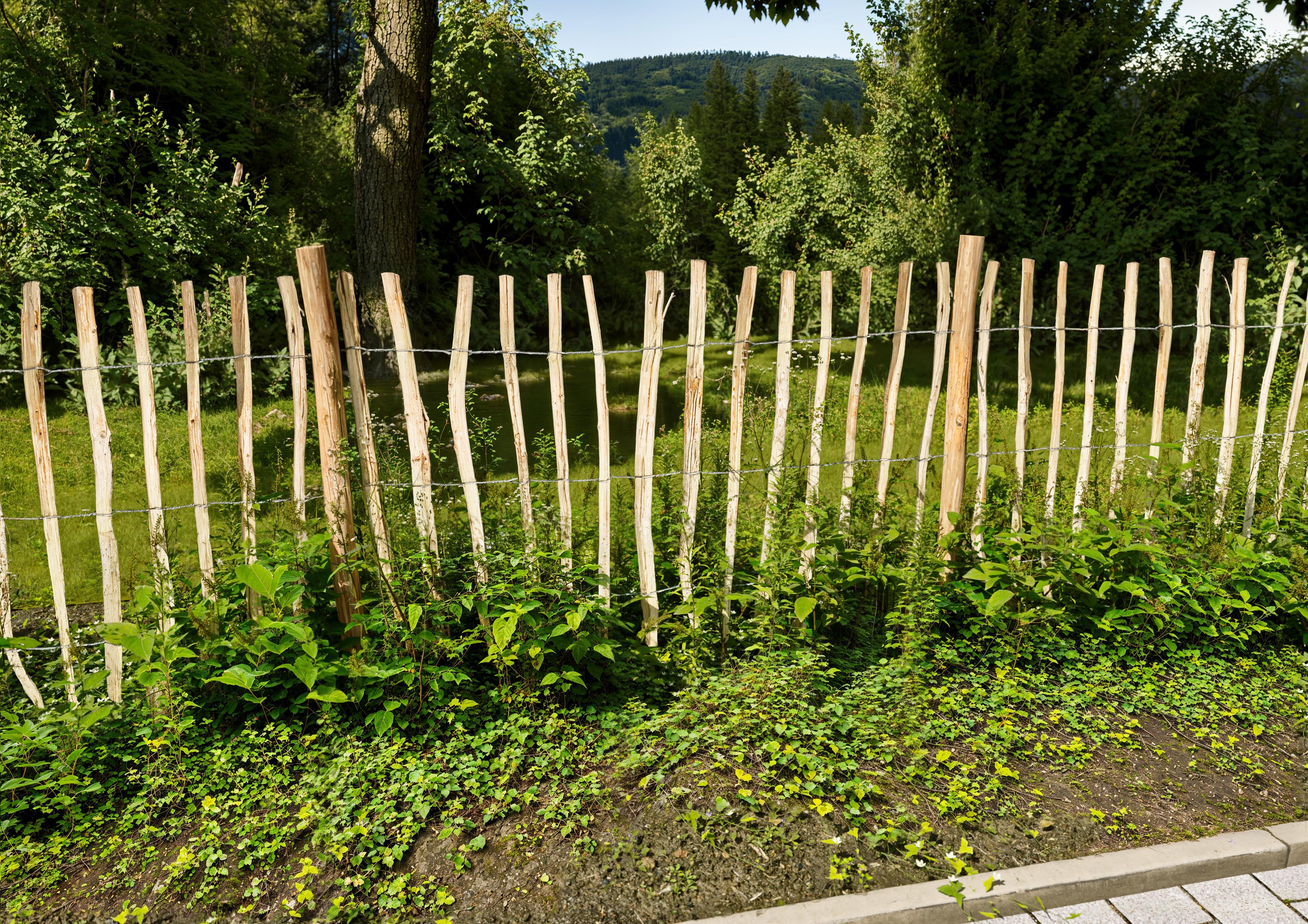 Vorgarten-Rollzaun Höhe 150 cm