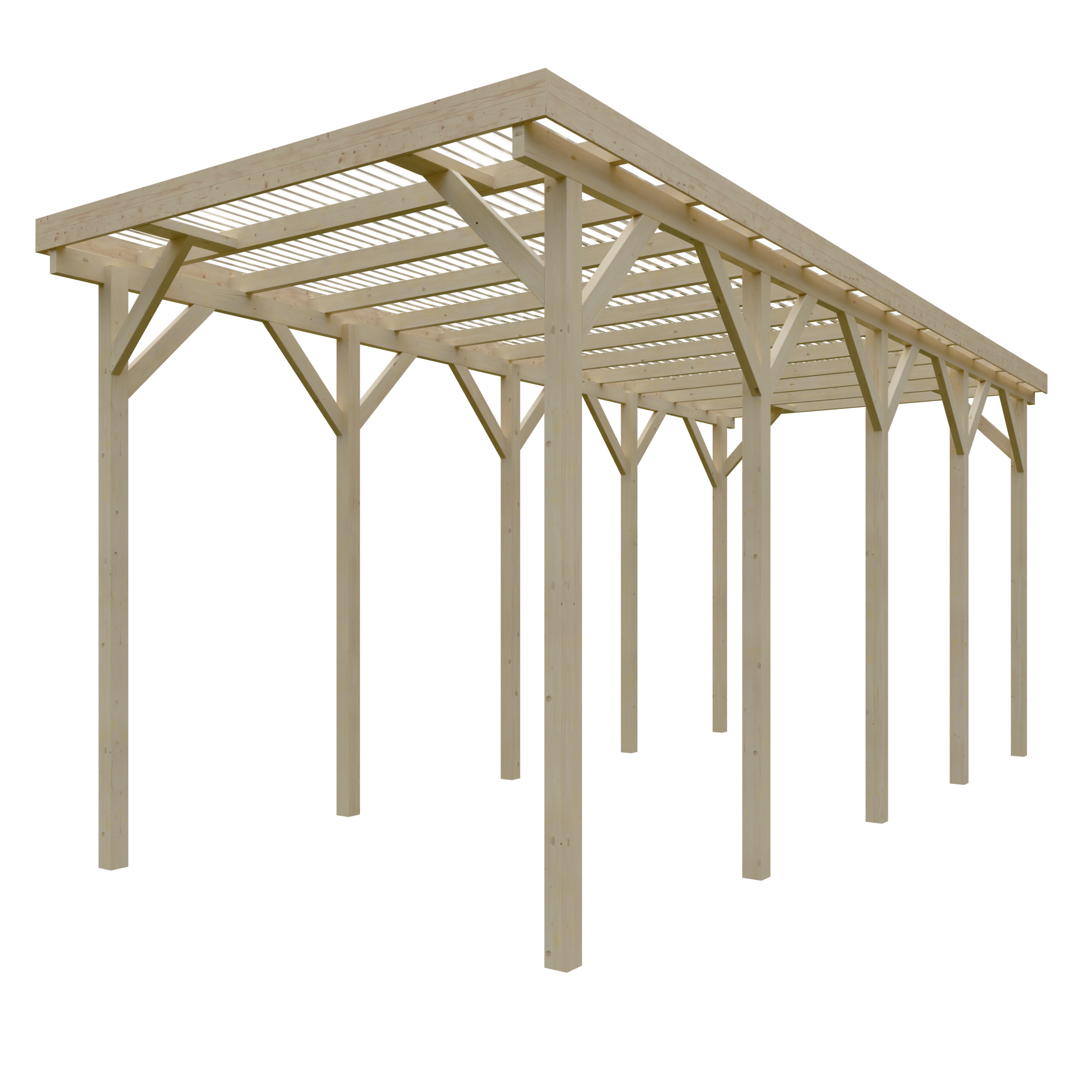 Wohnmobil-Carport Malibu III 3,44x8,50 m
