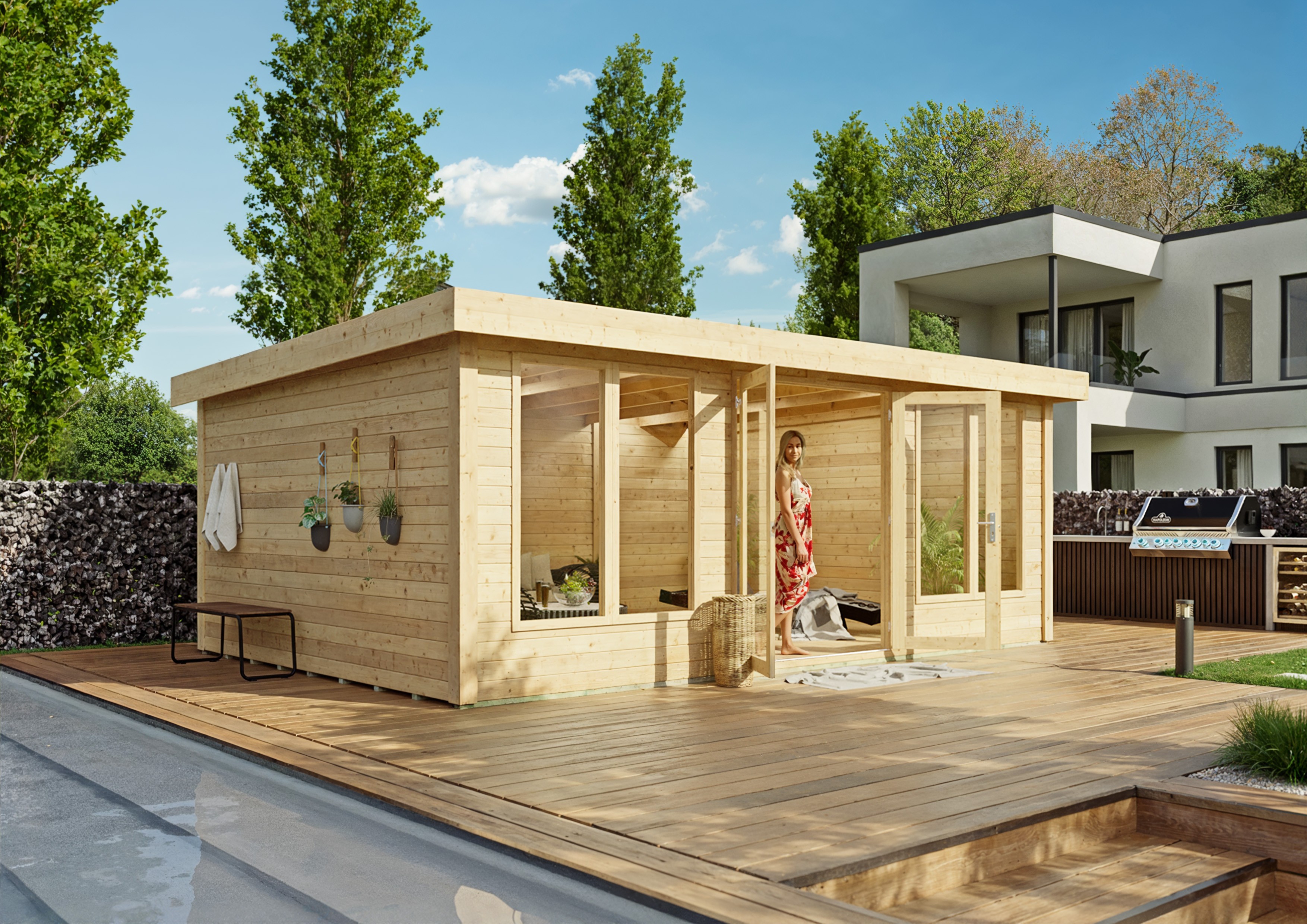 Gartenhaus Cambridge 6,00x4,00 m