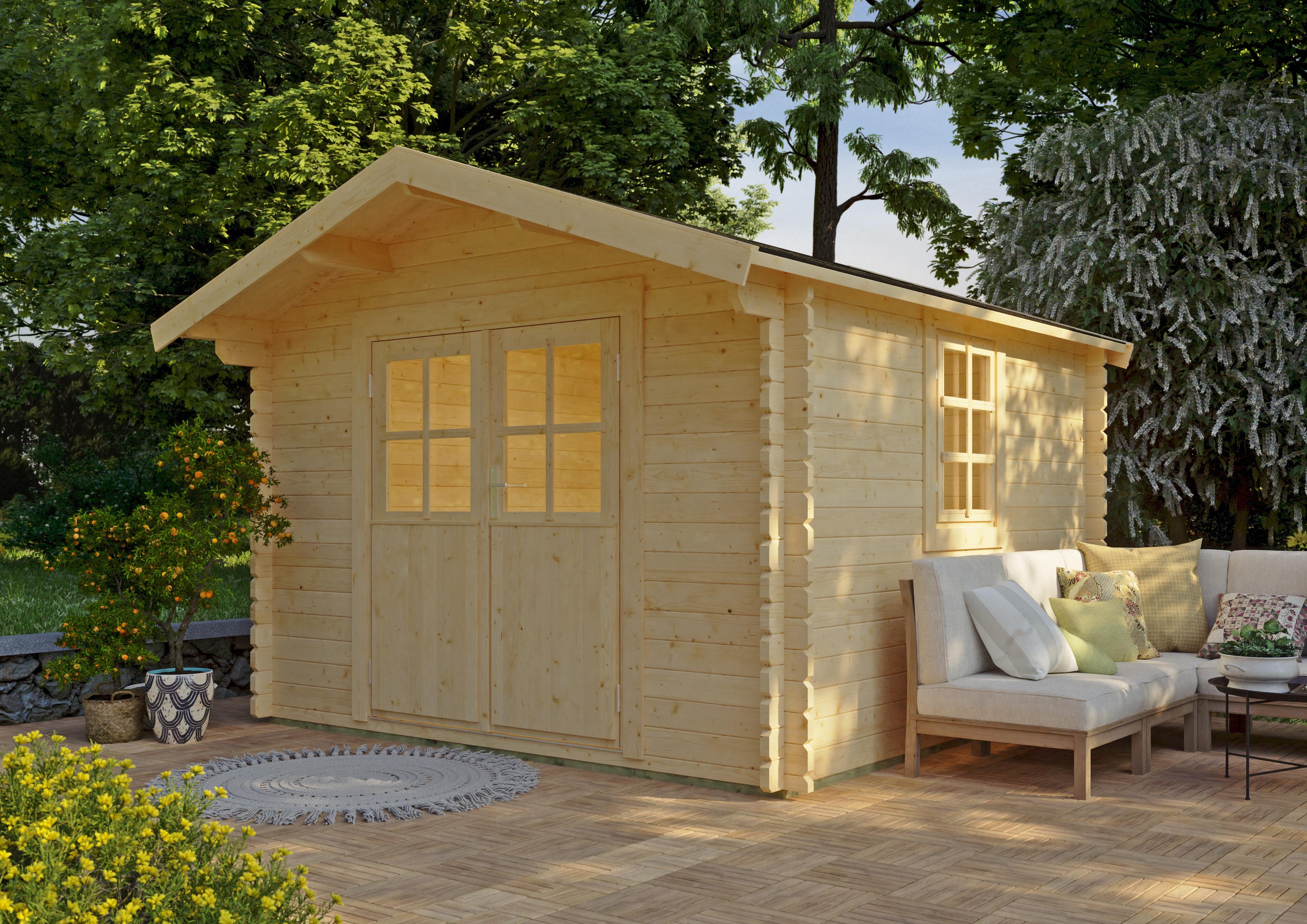 Gartenhaus Springfield II 3,00x3,00 m - inklusive langlebigem EPDM-Dach