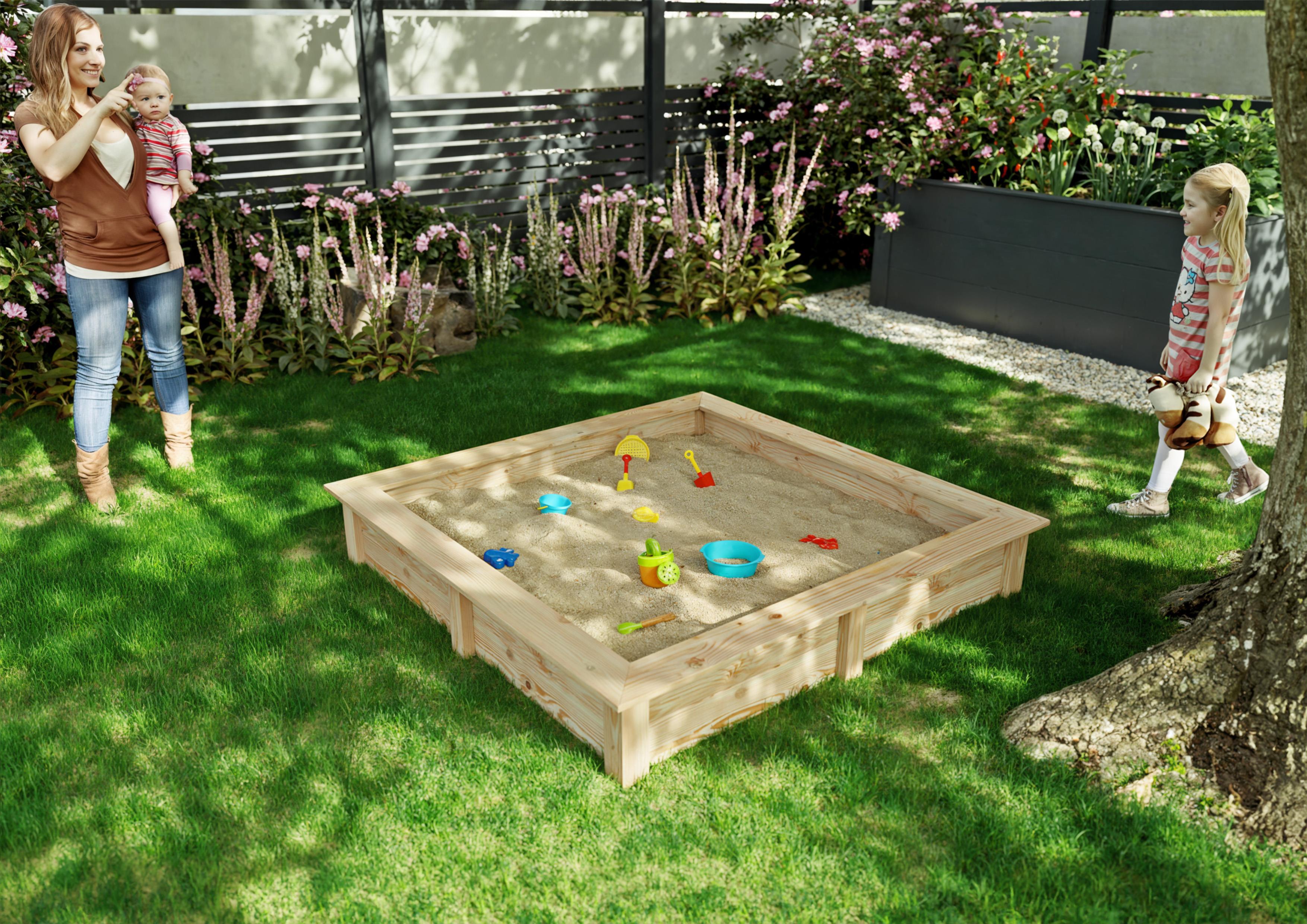 Sandkasten 4-eck 150x150 cm Douglasie