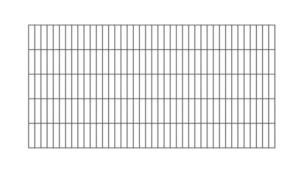 Doppelstab-Gittermatte 200x100 cm Typ 6/5/6 anthrazit