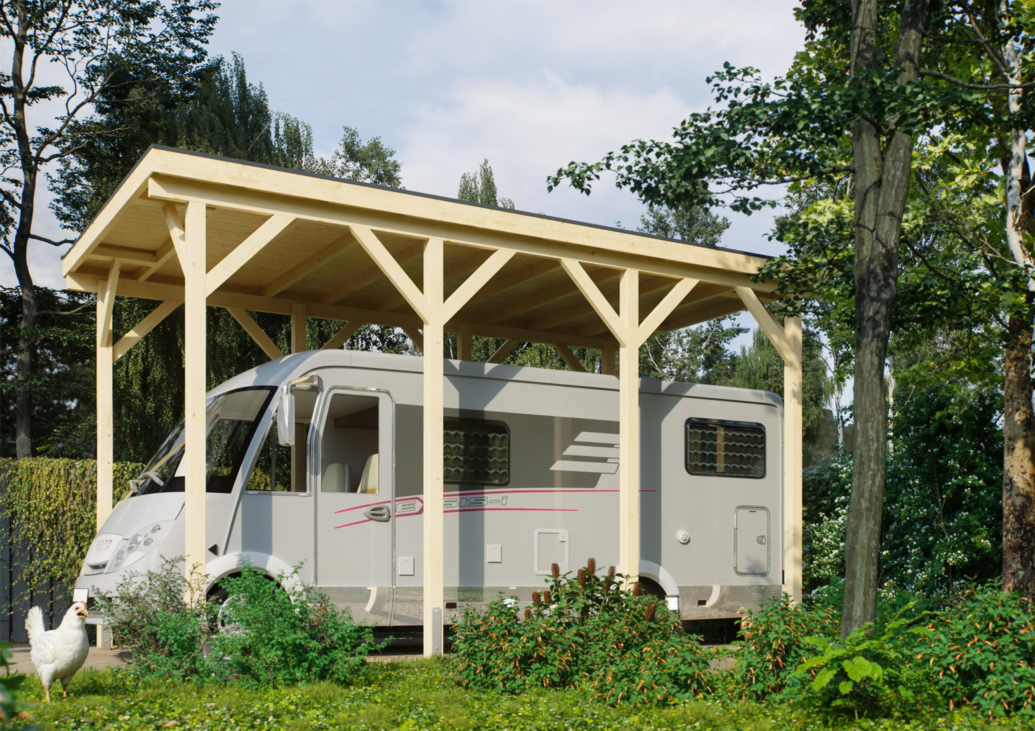 Wohnmobil-Carport Malibu II 3,44x6,50 m