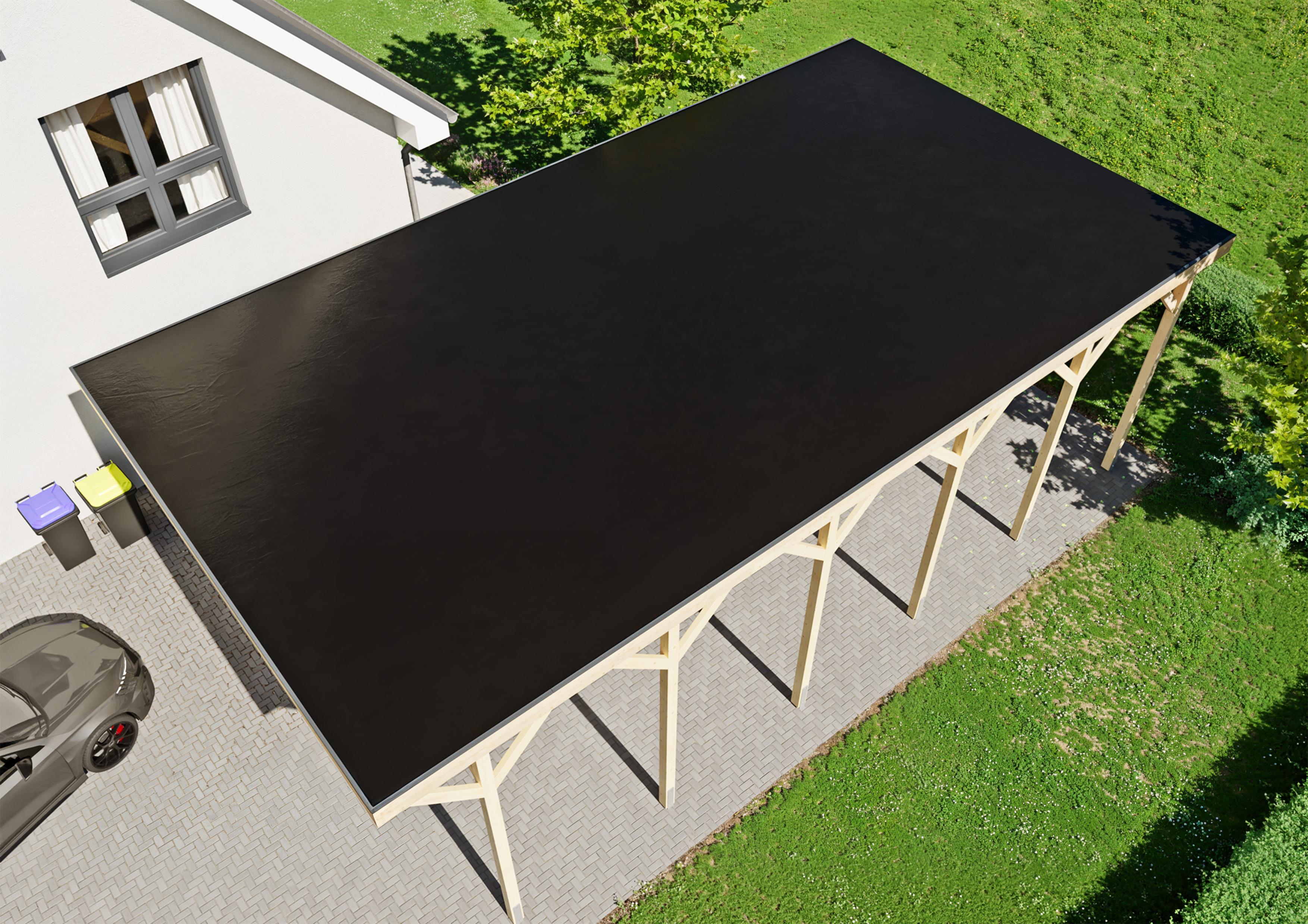 Wohnmobil-Carport Oakland IV 6,00x11,00 m - inklusive langlebigem EPDM-Dach