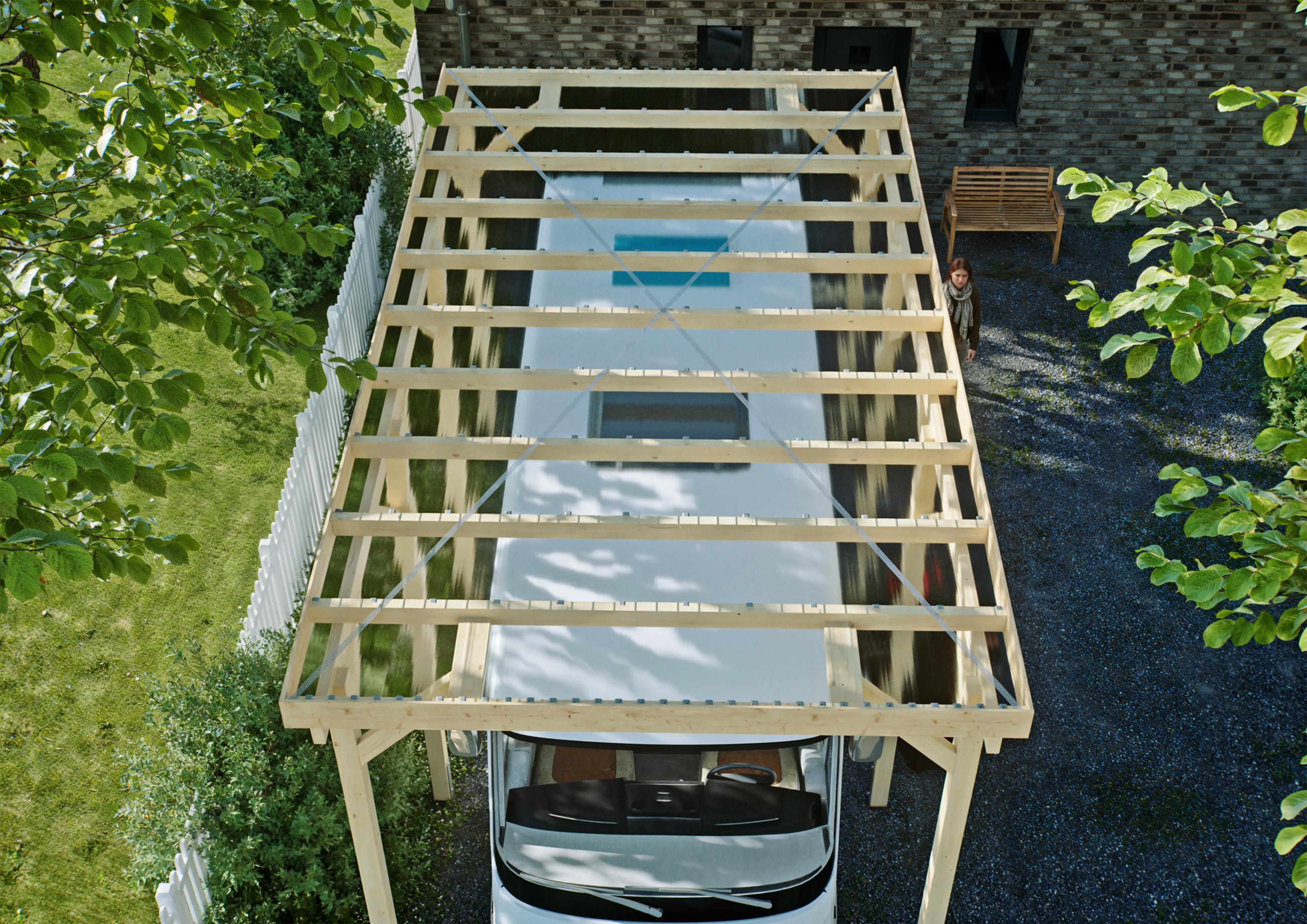 Wohnmobil-Carport Malibu II 3,44x6,50 m