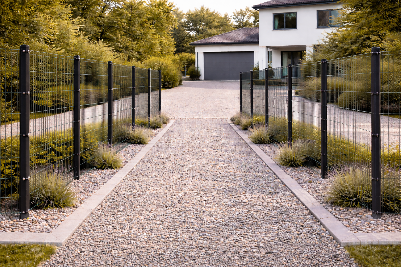 Doppelstab-Gittermatte 200x160 cm Typ 6/5/6 anthrazit