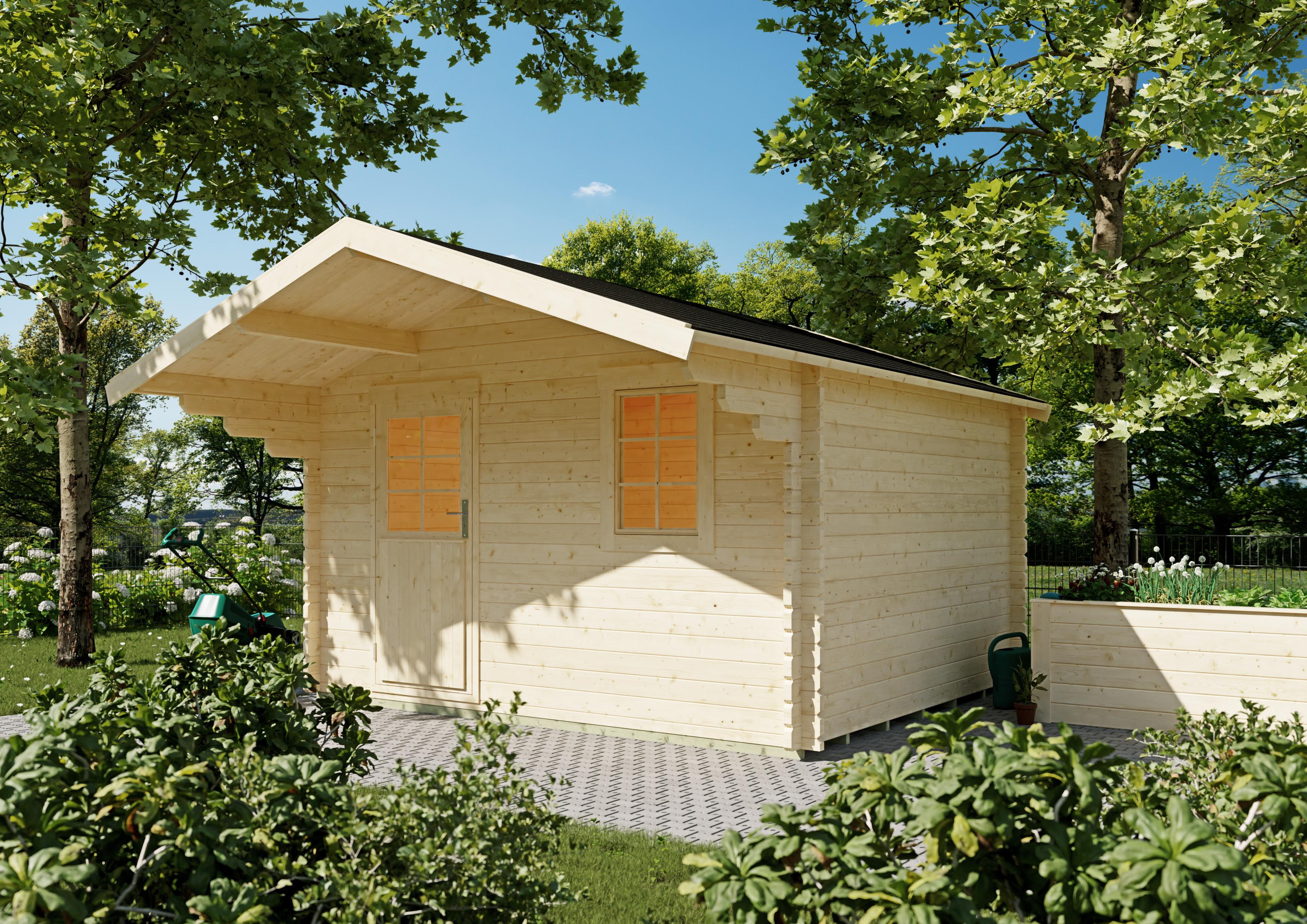 Gartenhaus Simsburg 3,50x3,00 m - inklusive langlebigem EPDM-Dach