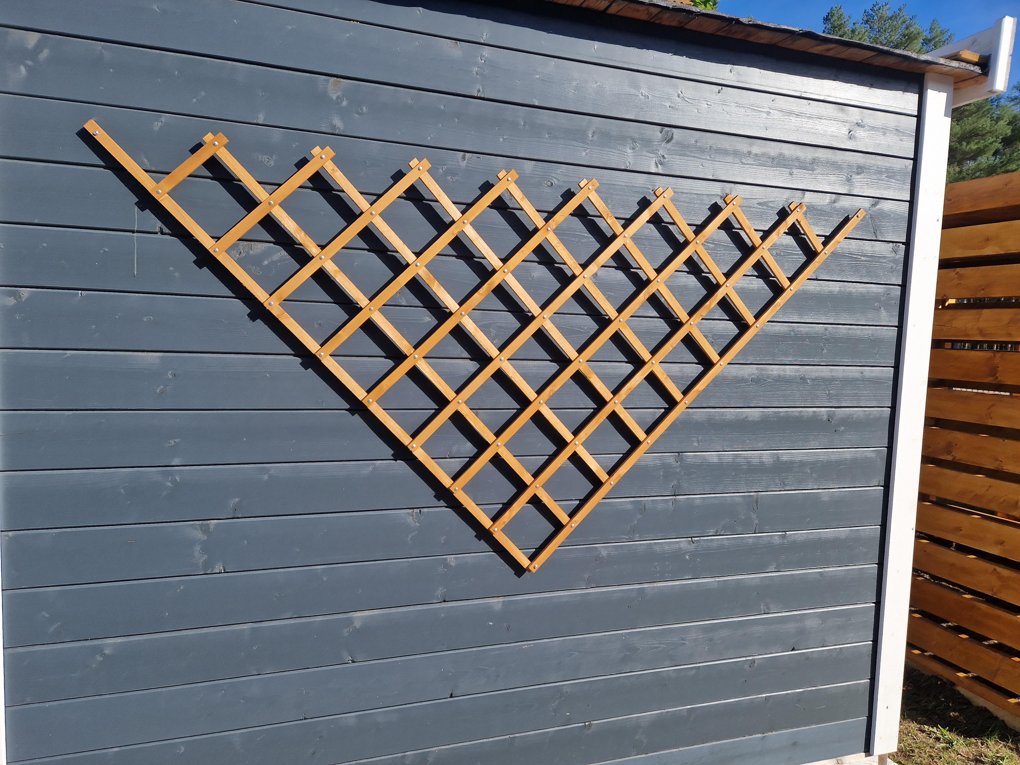 Scherengitter hellbraun 90x180cm