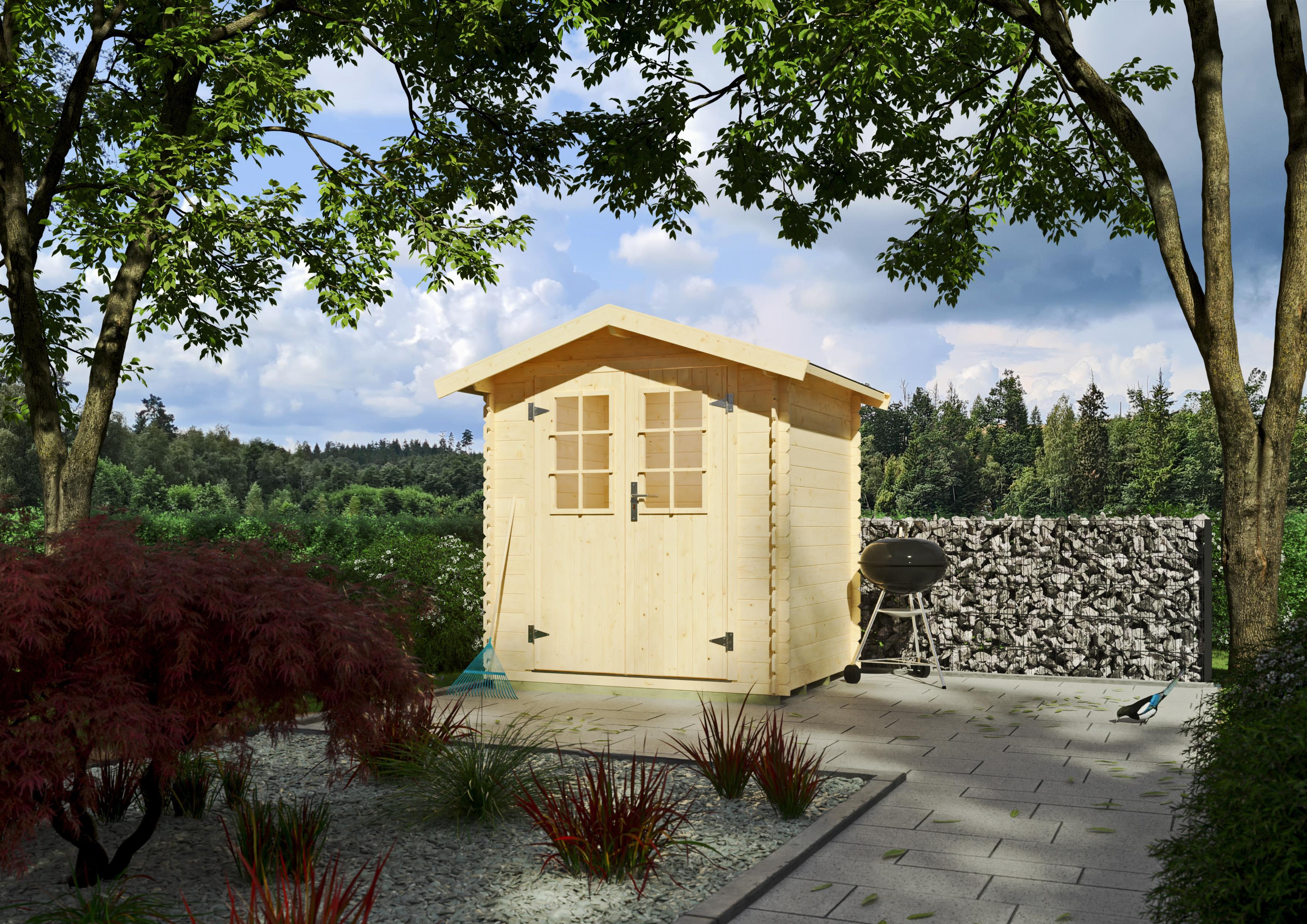 Gartenhaus Preston 1,80x1,50 m - inklusive langlebigem EPDM-Dach