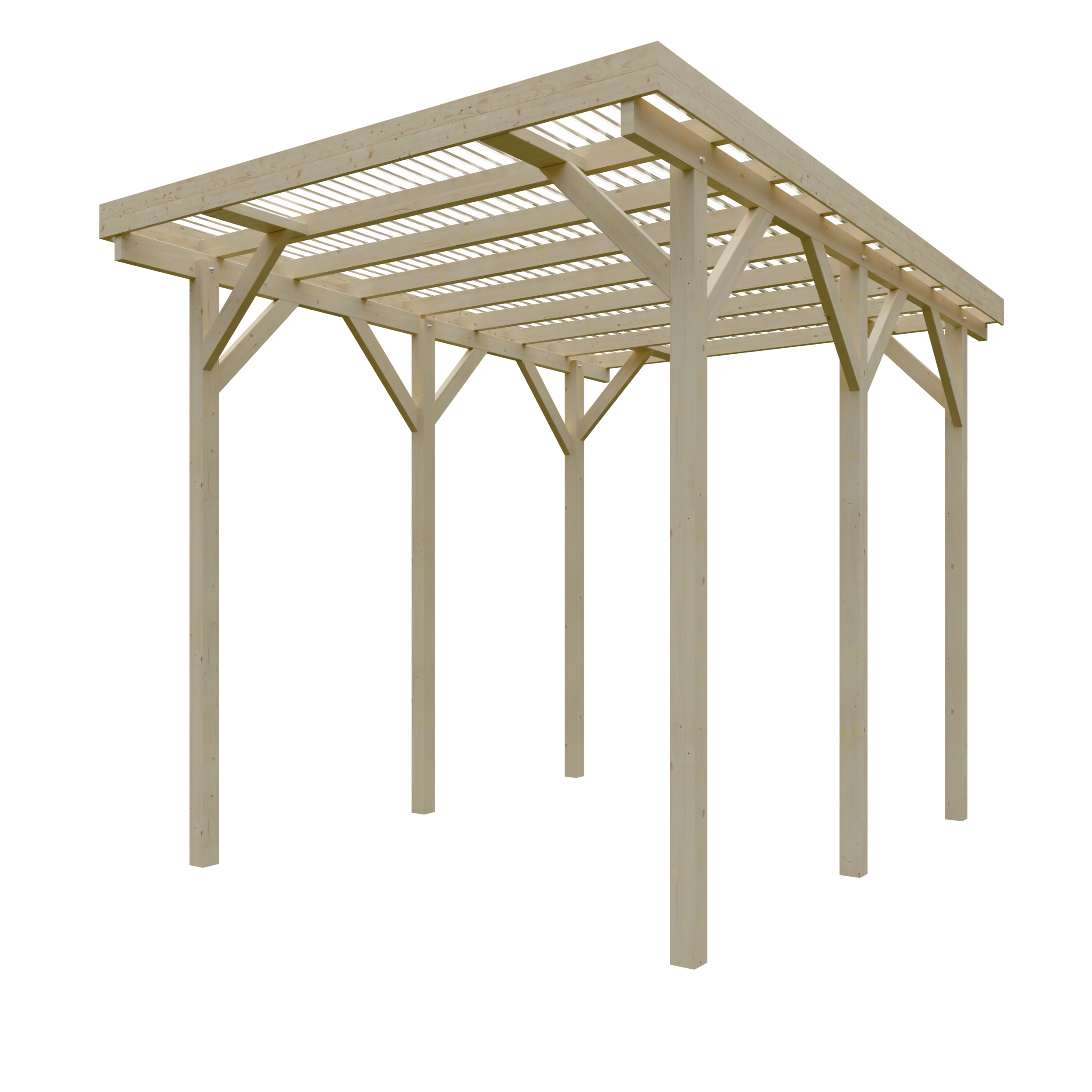 Wohnmobil-Carport Malibu I 3,44x5,00 m