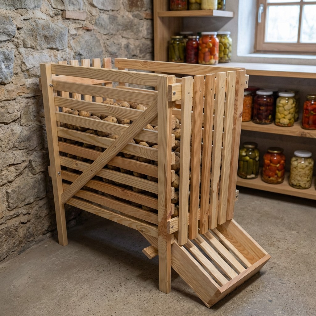 Horde 96x44x81 cm Kiefer unbehandelt