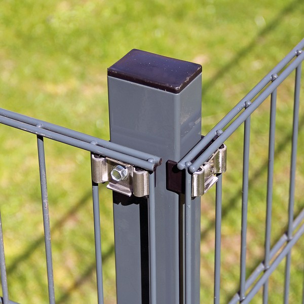 Zaunpfosten - inkl. innenliegender Klemmlasche